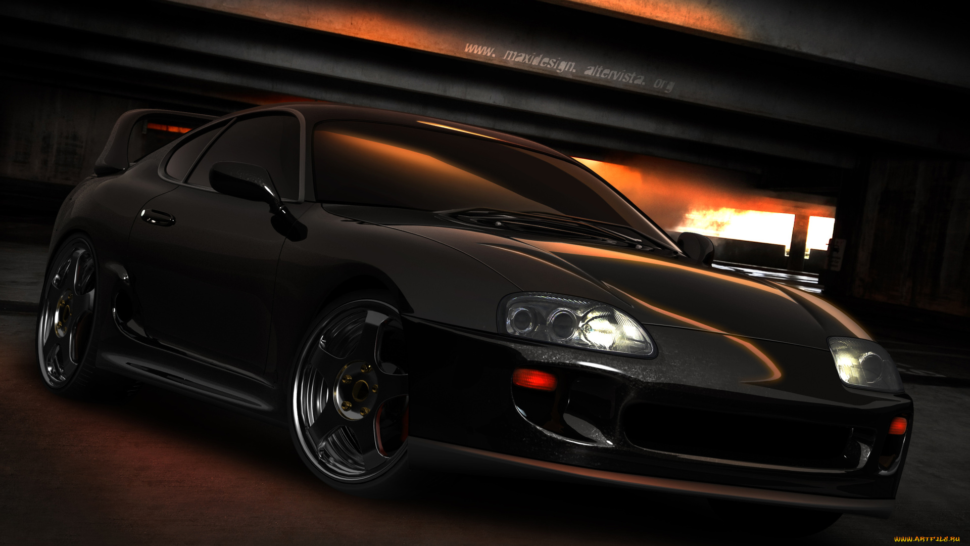 автомобили, 3д, toyota