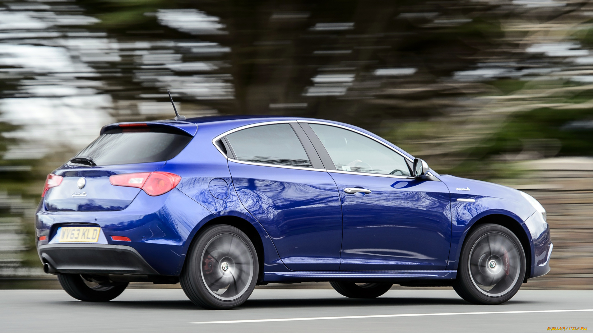 автомобили, alfa, romeo, 2014, 940, uk-spec, sportiva, giulietta, синий, alfa, romeo