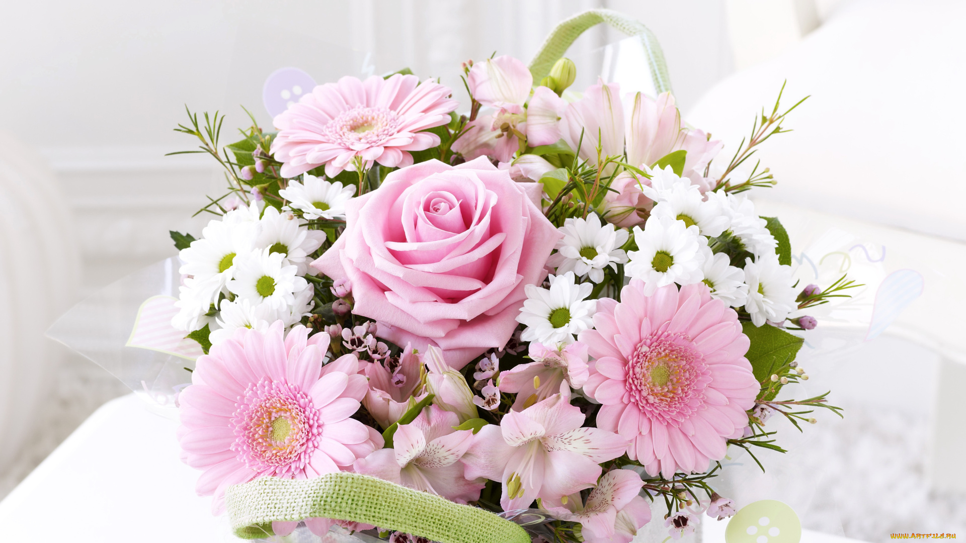 цветы, букеты, , композиции, букет, хризантемы, альстромерии, герберы, розы