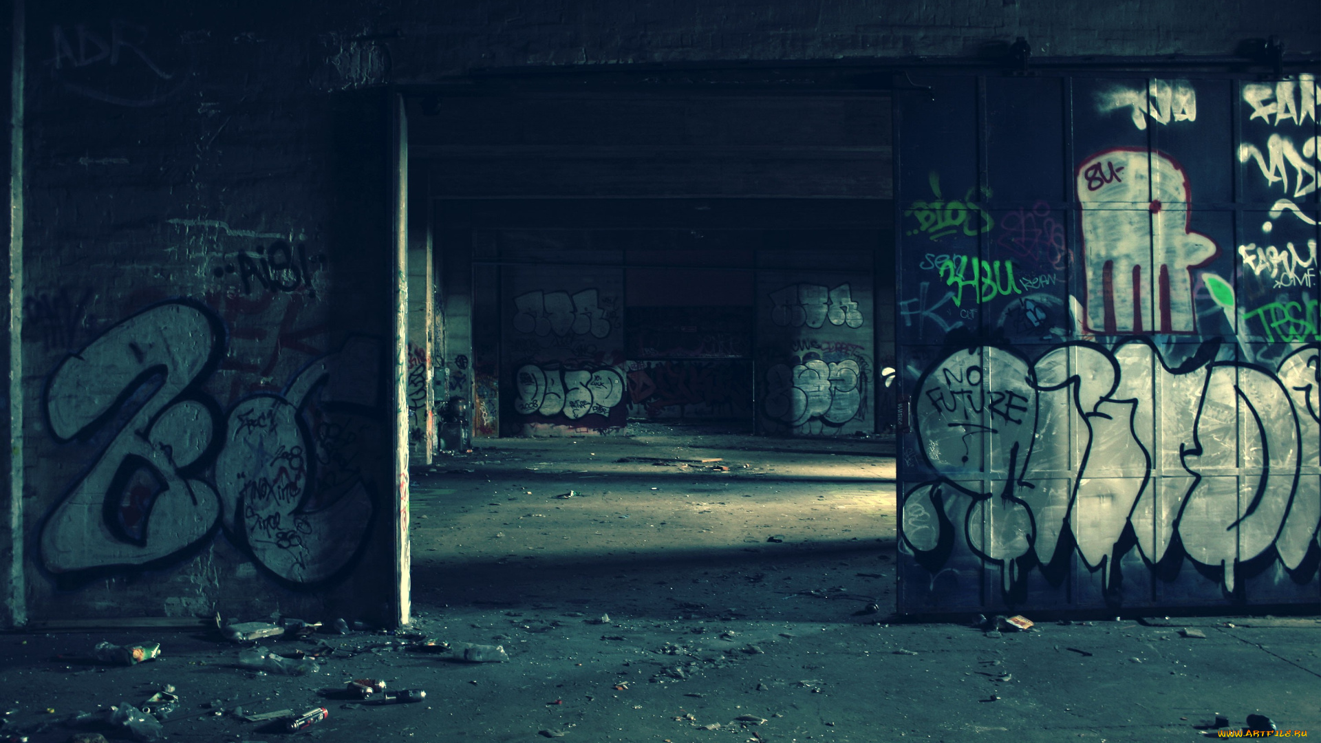 разное, граффити, стены, здание, грязь, пустота, дом, рисунки, надписи, мусор
