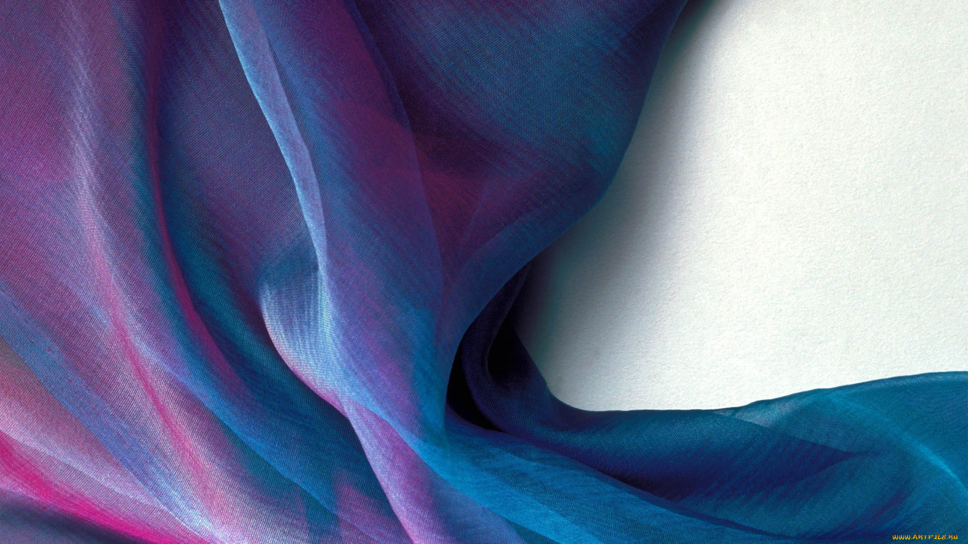 разное, текстуры, складки, синяя, ткань, переливы, сиреневая, цвета