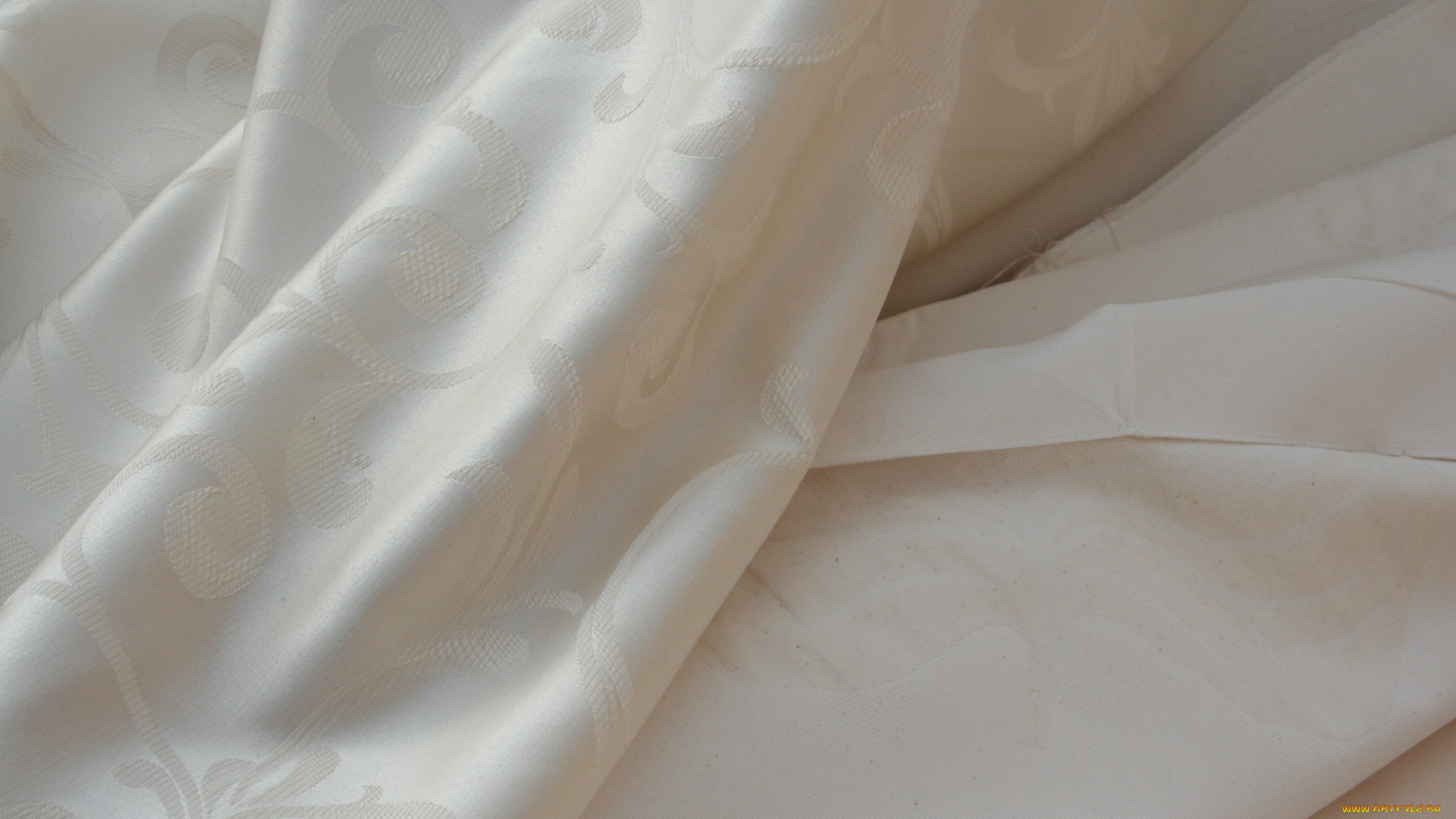 разное, текстуры, узоры, складки, светлая, ткань