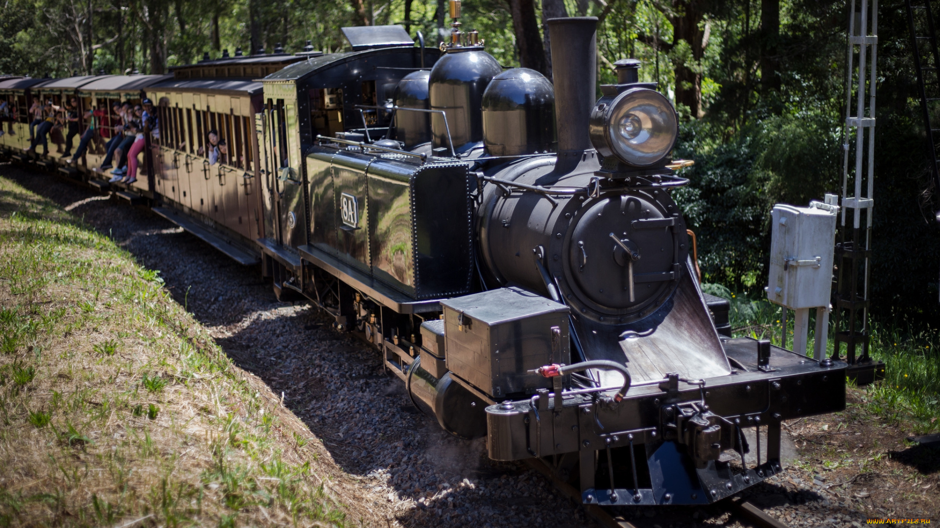 техника, паровозы, дорога, железная, поезд, вагоны, паровоз