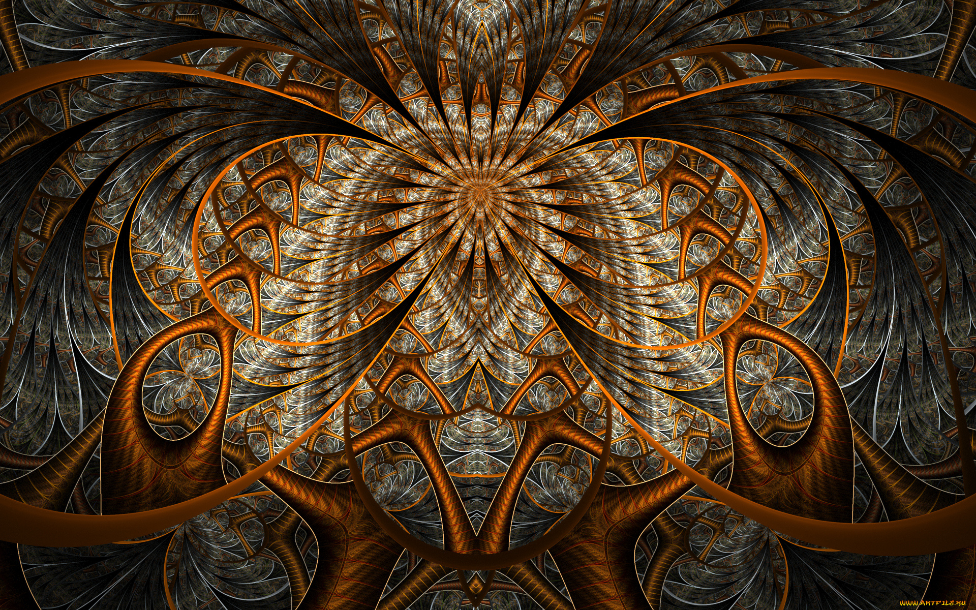 3д, графика, fractal, , фракталы, фон, цвета, узор