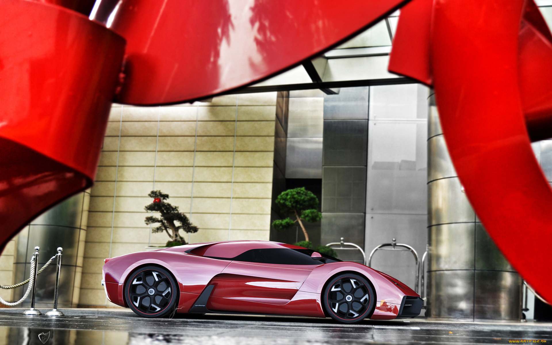 автомобили, 3д, ferrari