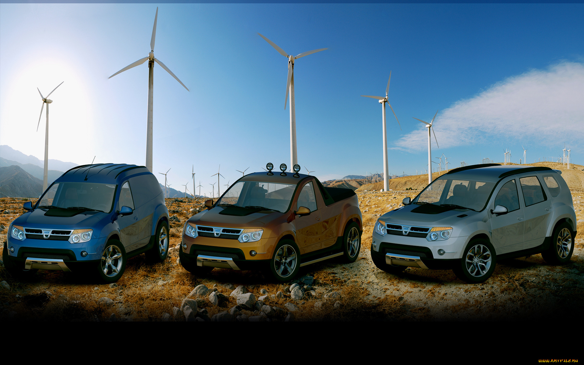 автомобили, 3д, race, dacia