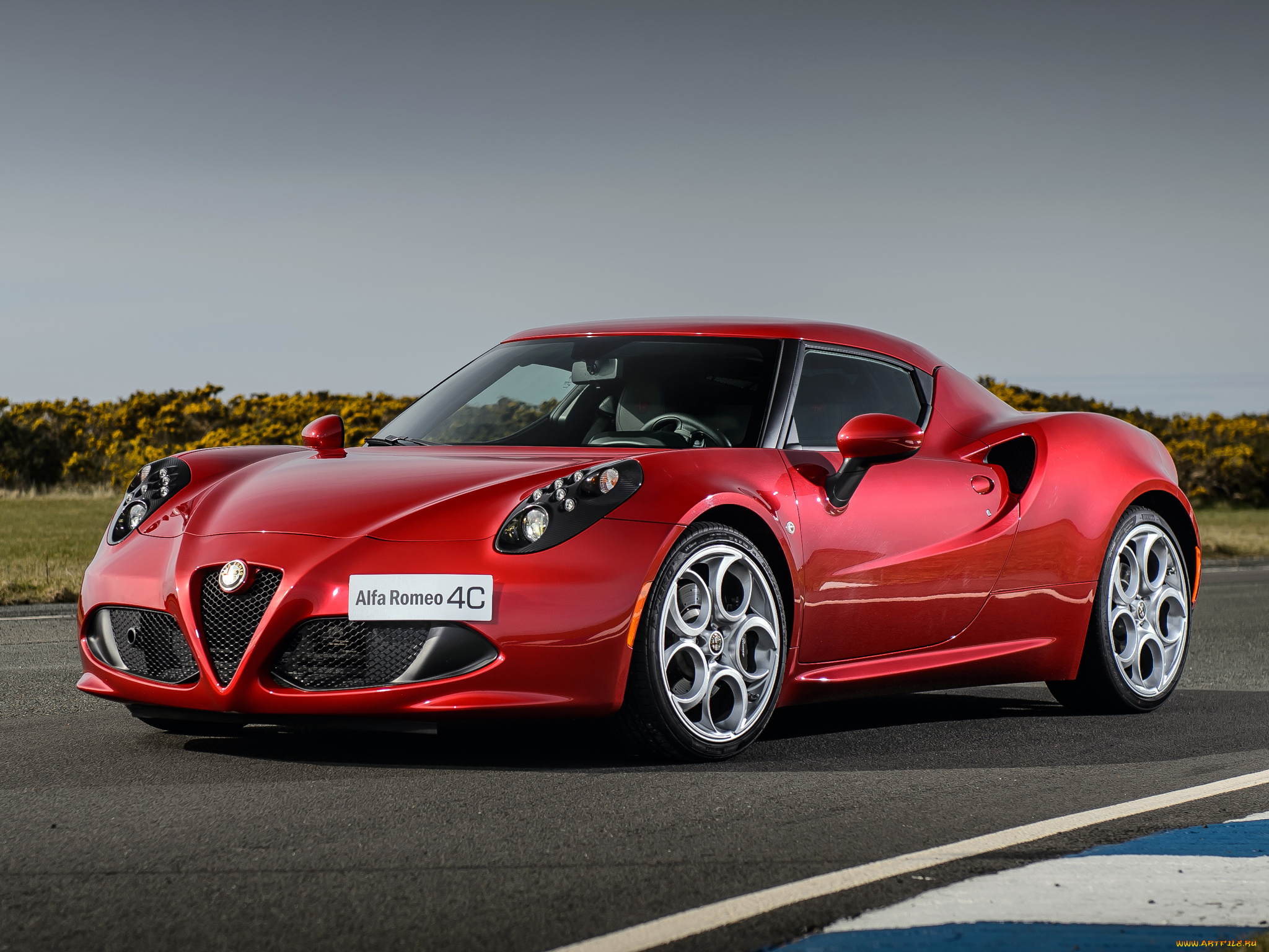 автомобили, alfa, romeo, 2013, 960, красный, alfa, romeo, 4c