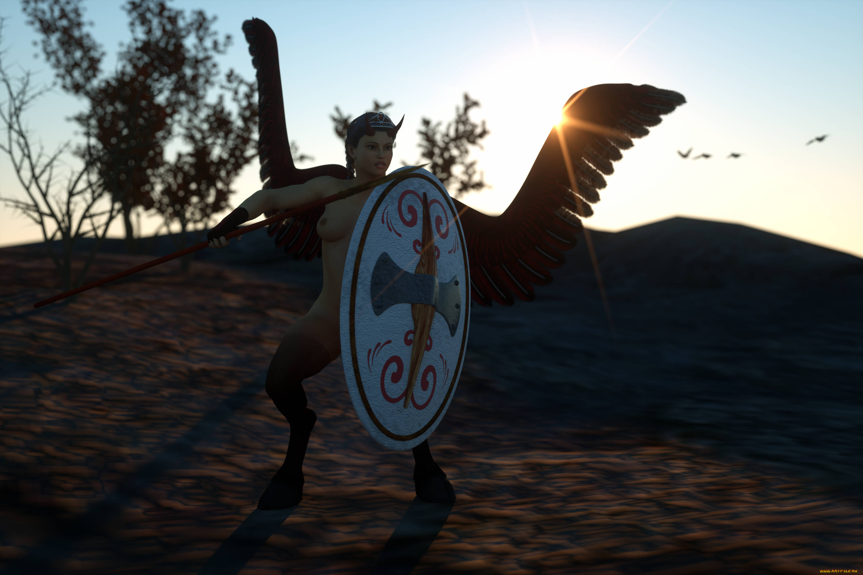 3д, графика, creatures, , существа, демон