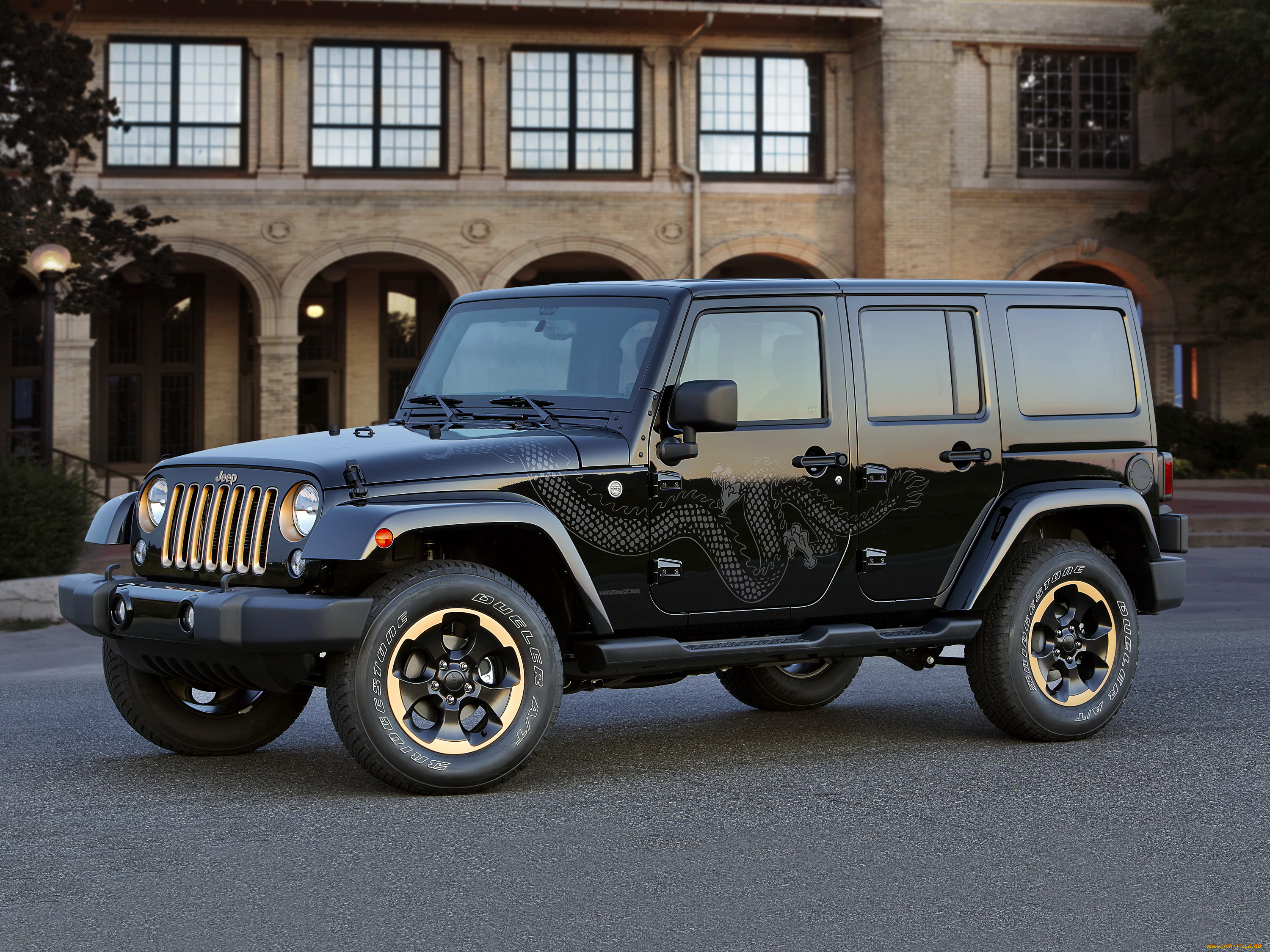2014, jeep, wrangler, dragon, автомобили, jeep, dragon, черный, wrangler