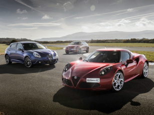 обоя автомобили, alfa romeo, красный, 2013, 960, 4c, alfa, romeo