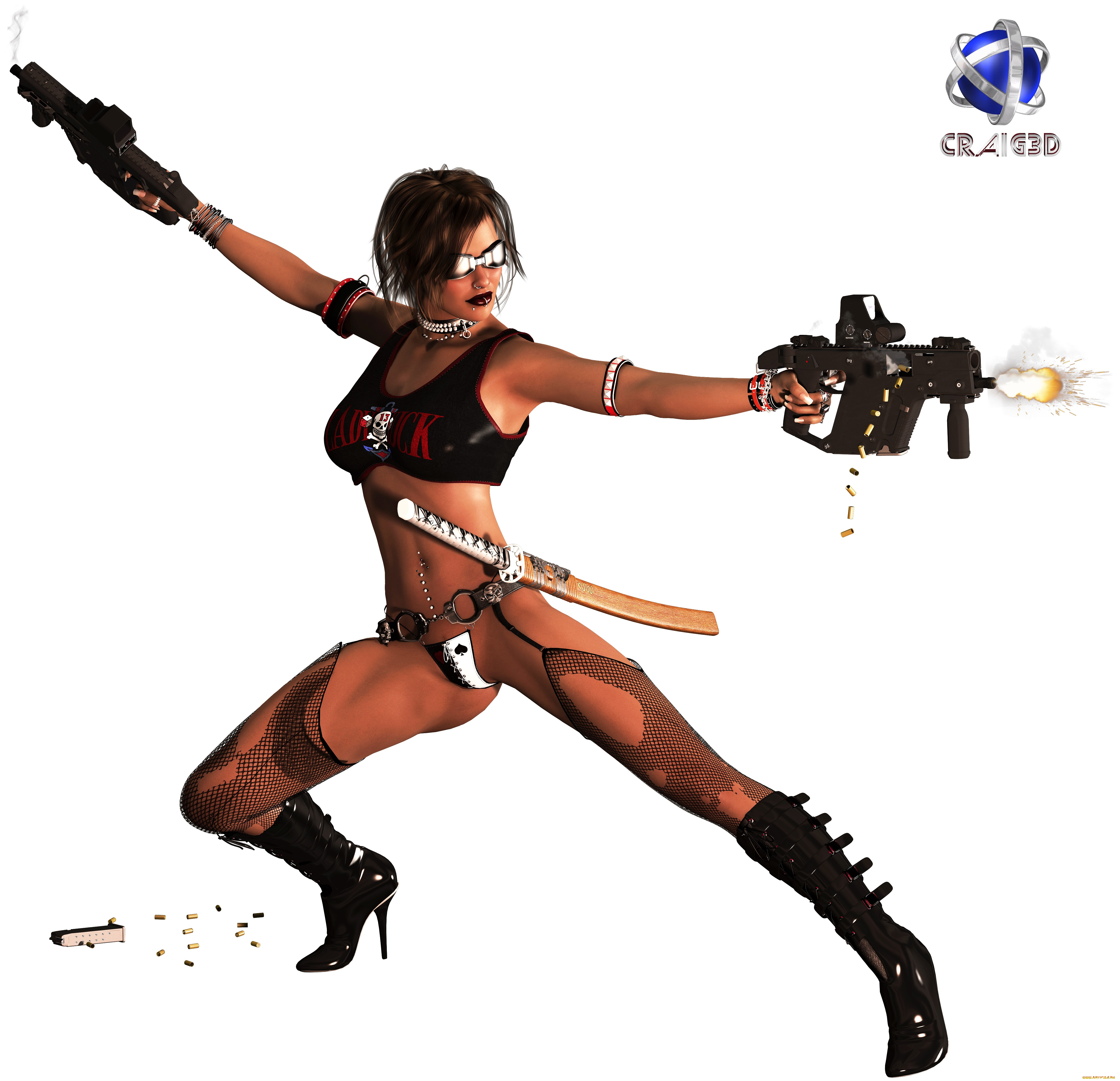 3д, графика, fantasy, , фантазия, оружие, девушка