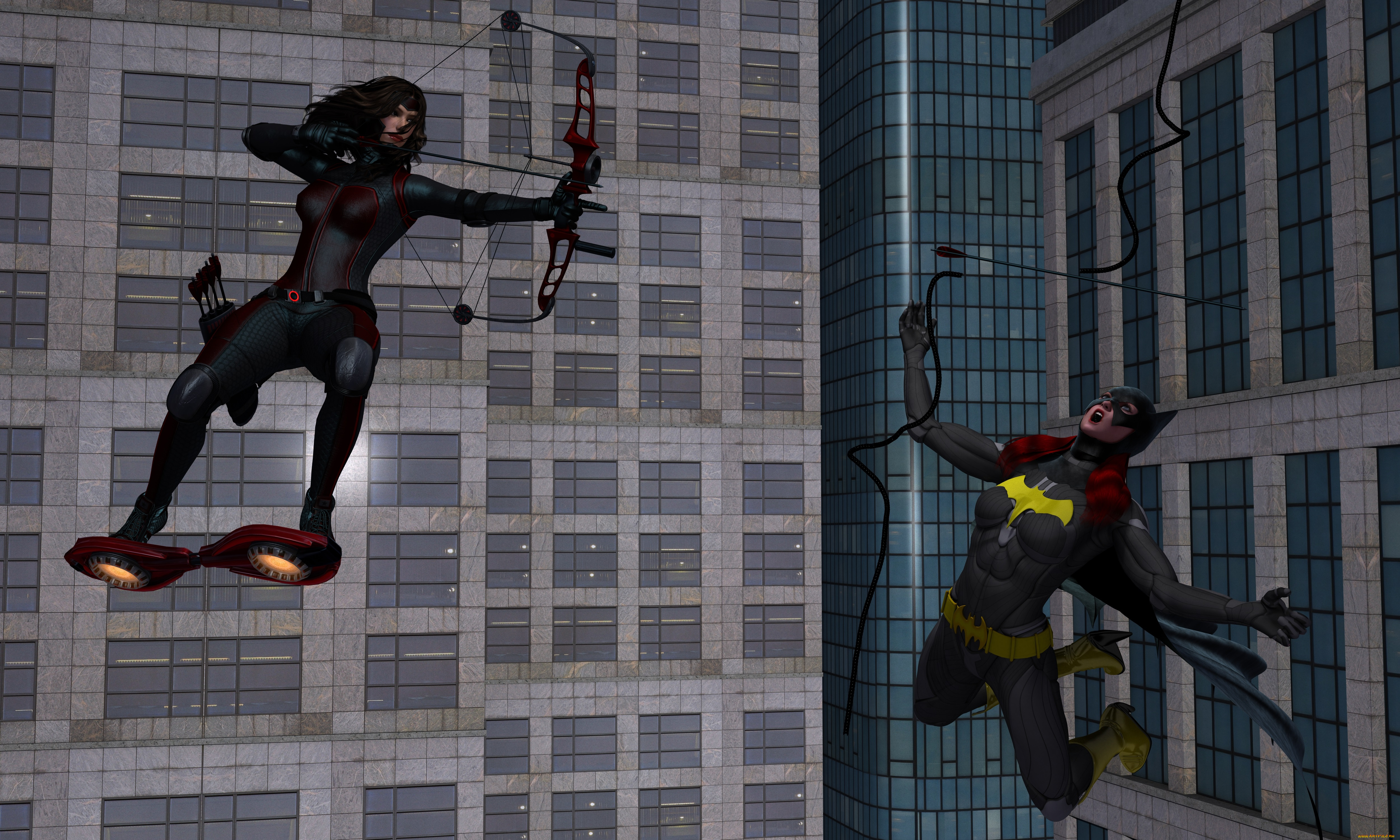 observers, 3д, графика, fantasy, , фантазия, супермены