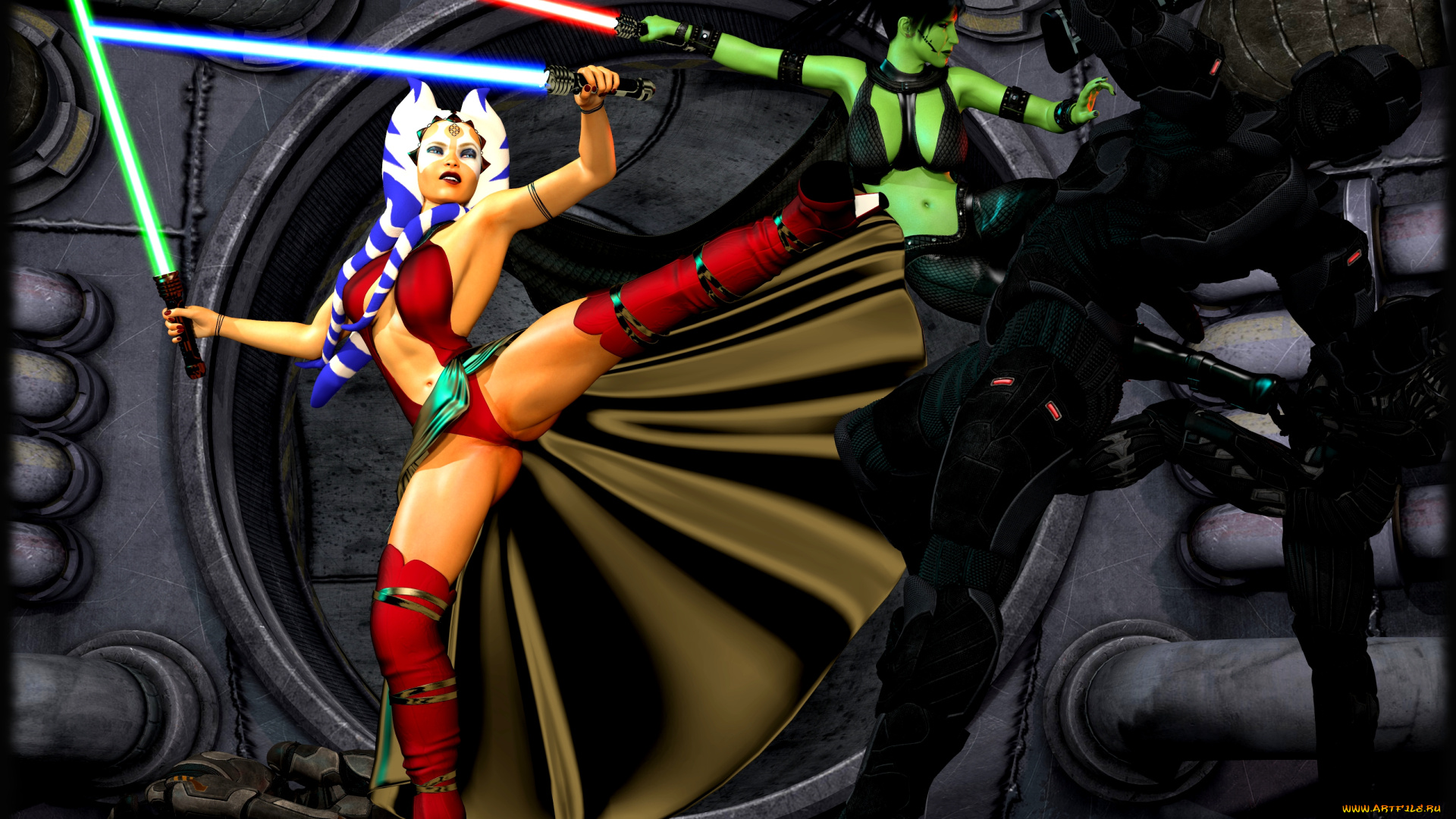 3д, графика, фантазия, , fantasy, оружие, фон, взгляд, халки