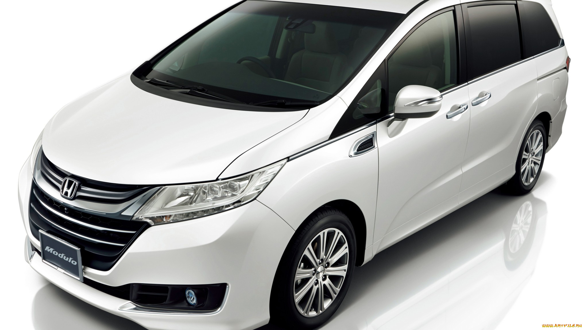 автомобили, honda, odyssey, modulo, 2013г, светлый