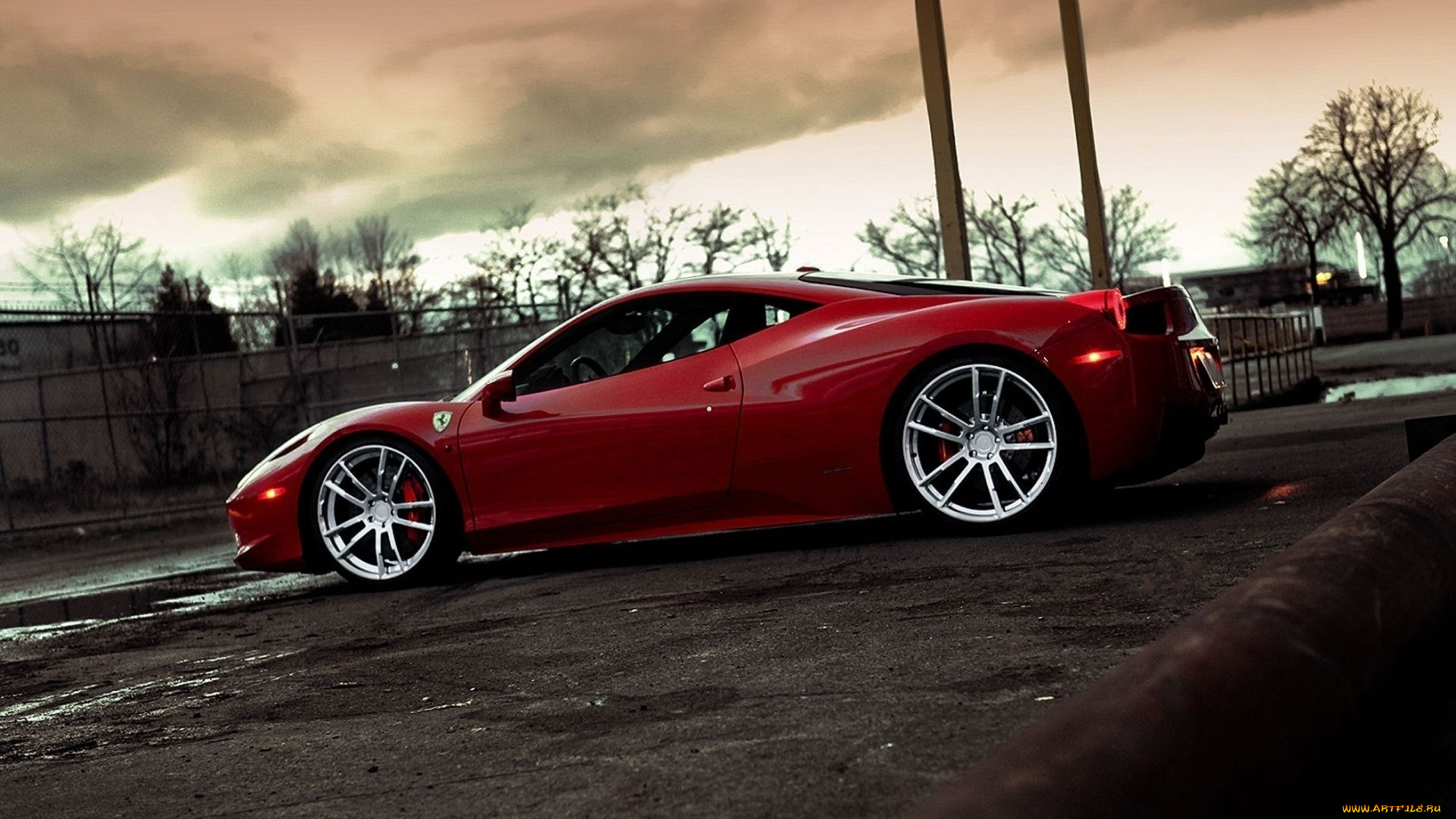ferrari, 458, italia, автомобили, ferrari, италия, диски, sky, феррари, профиль, wheels, 458, italia