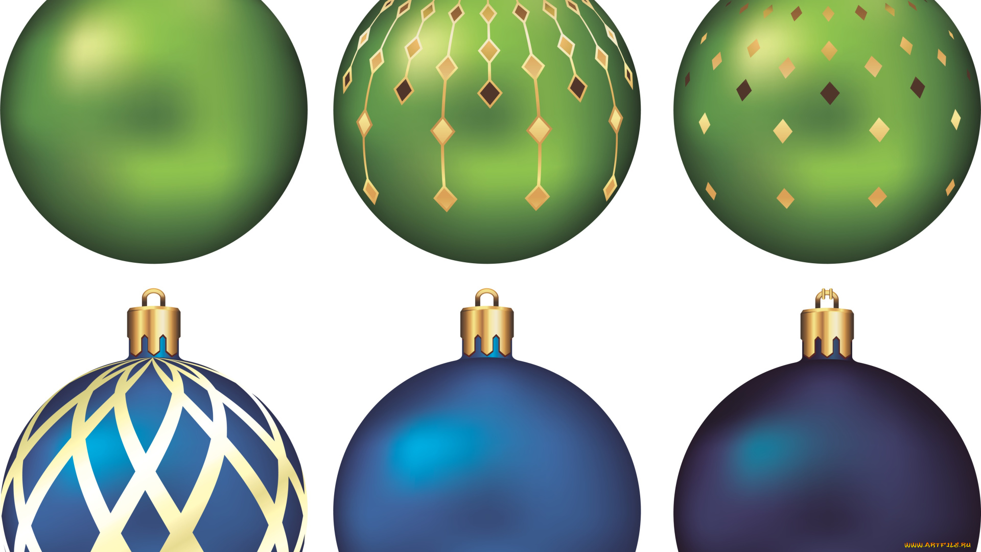 праздничные, векторная, графика, , новый, год, шары, фон