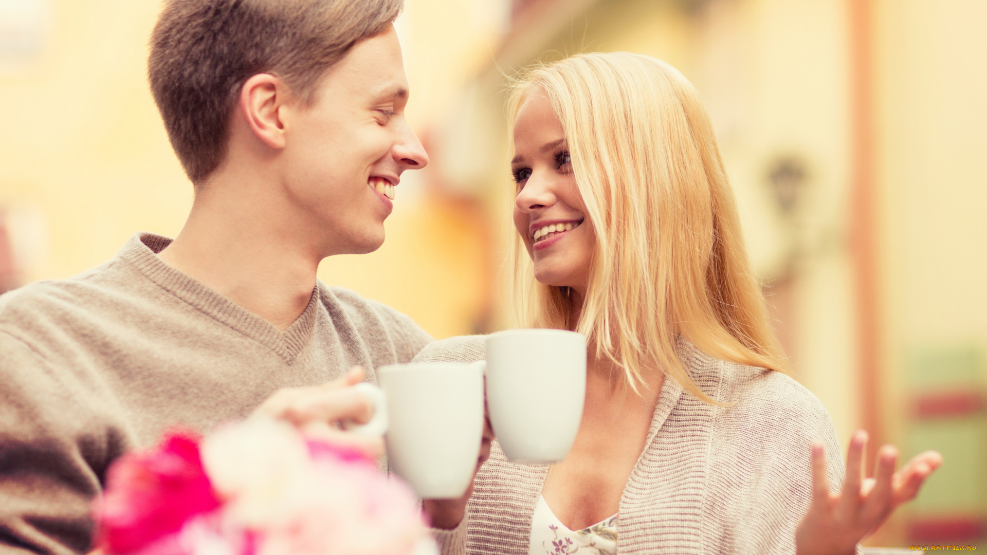 разное, мужчина, женщина, кофе