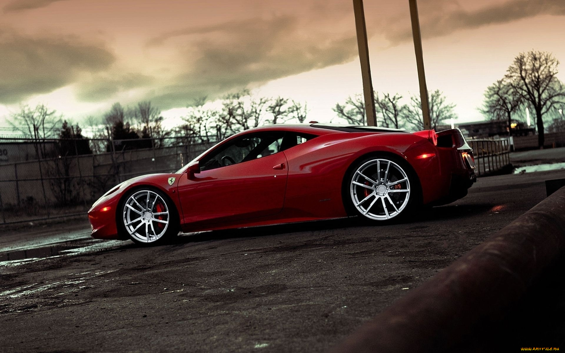 ferrari, 458, italia, автомобили, ferrari, италия, диски, sky, феррари, профиль, wheels, 458, italia