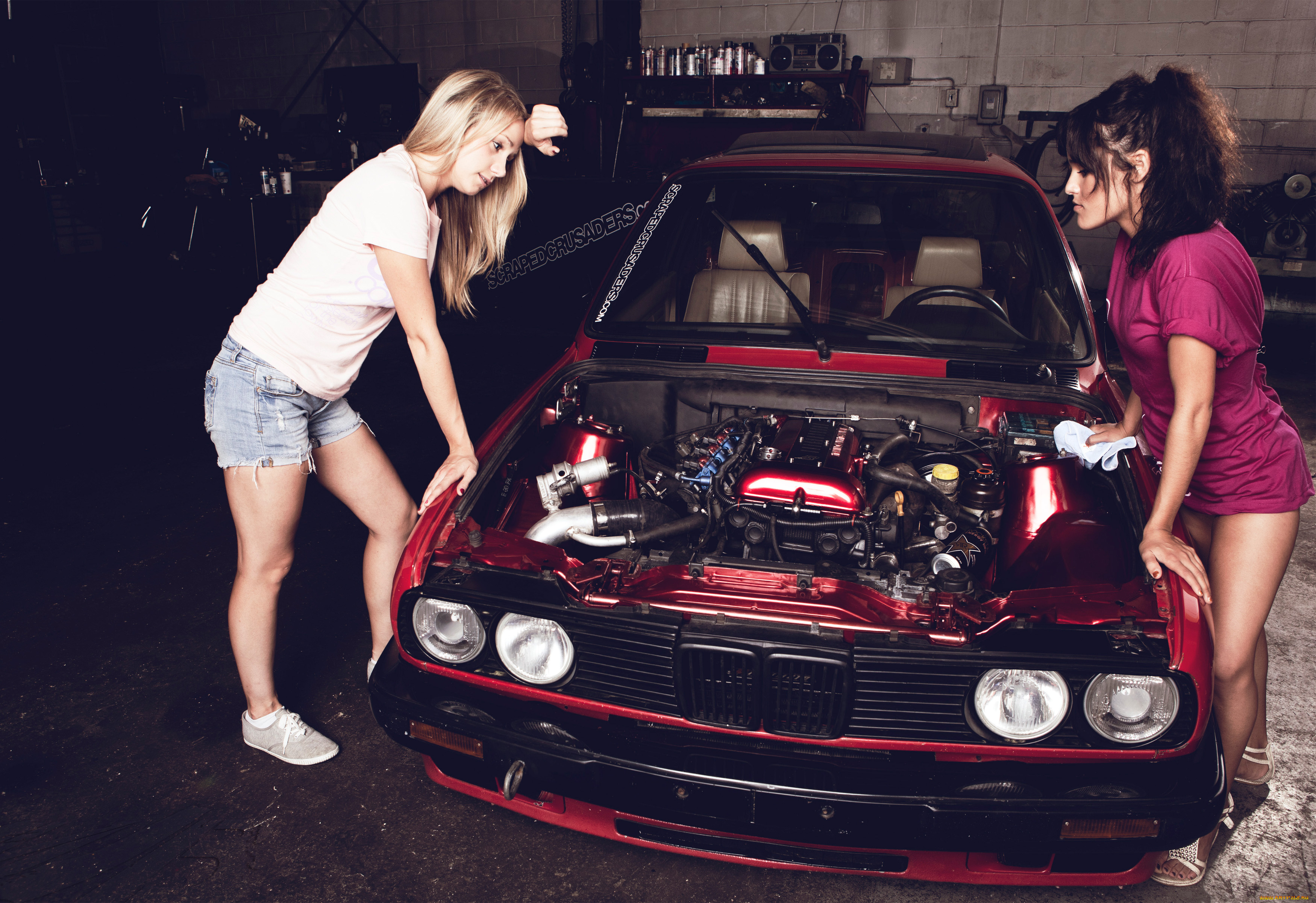 автомобили, -авто, с, девушками, bmw