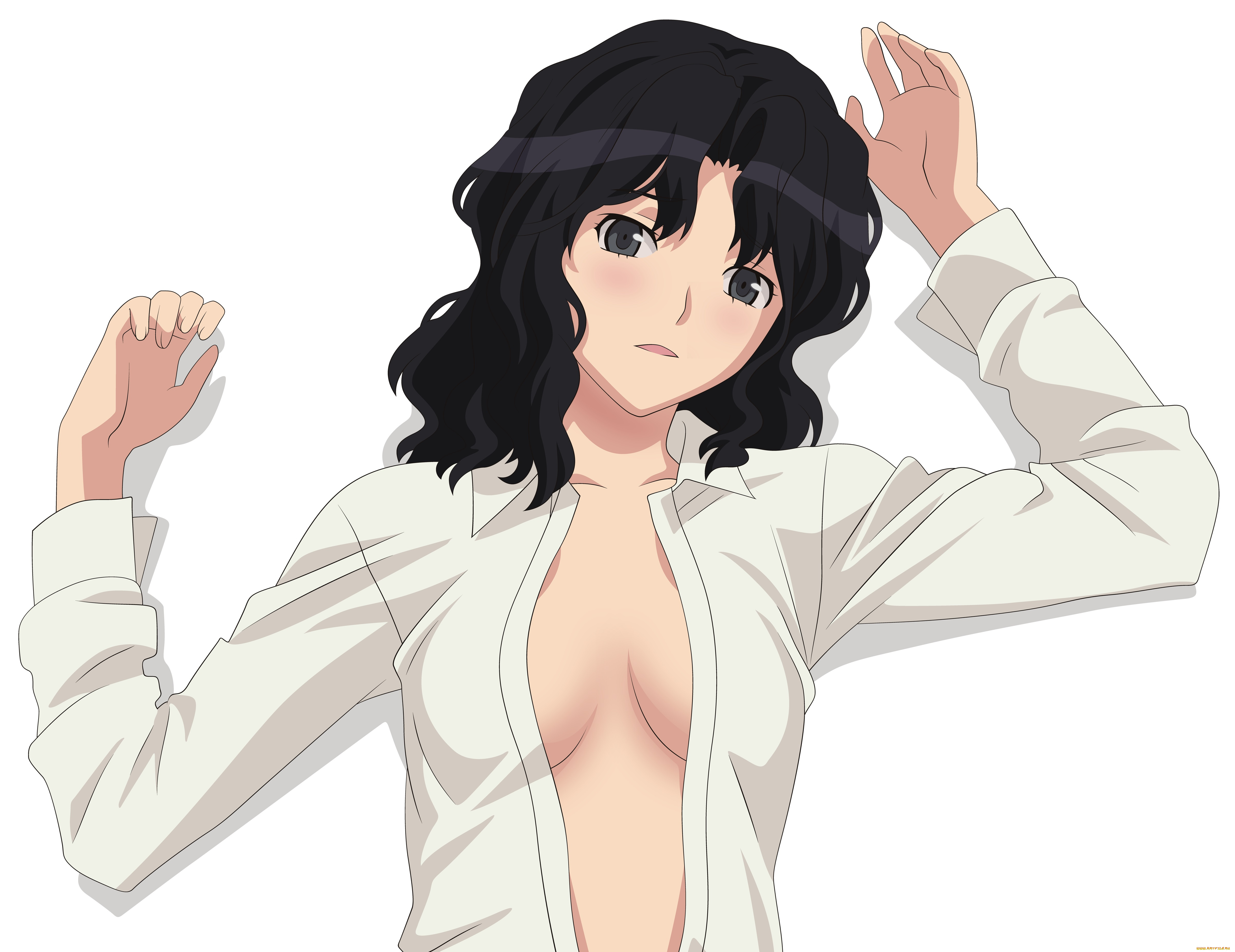 разное, арты, фон, взгляд, девушка