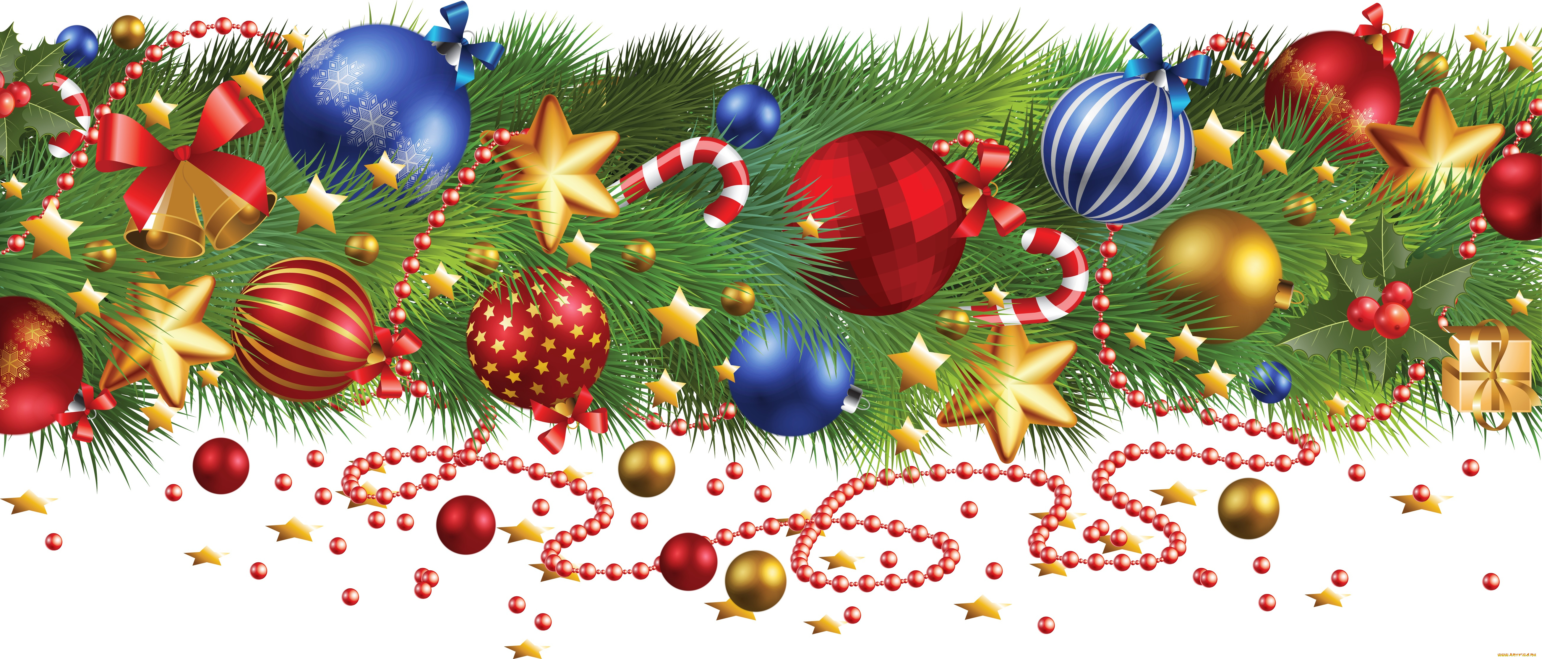 праздничные, векторная, графика, , новый, год, звезды, шары, ветки