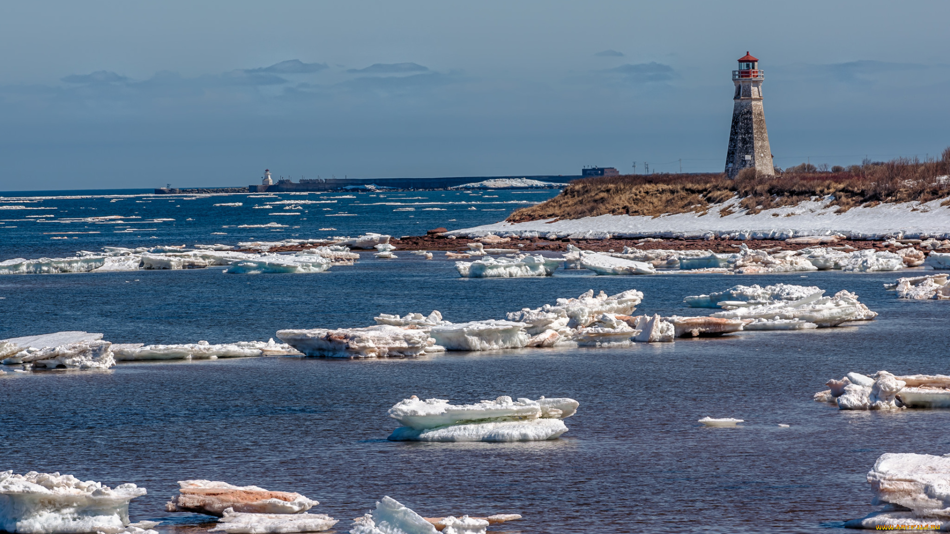 природа, маяки, побережье, маяк