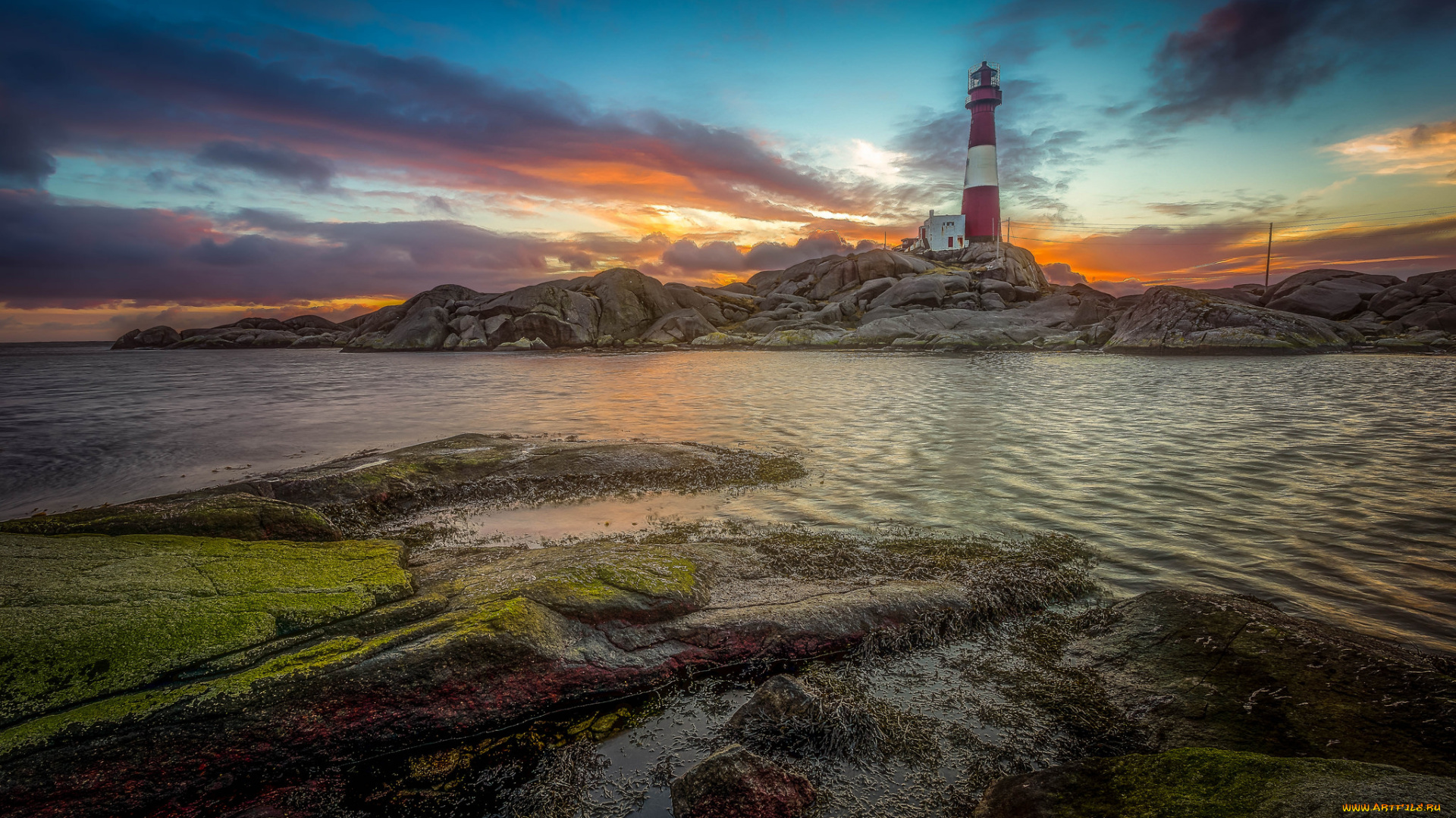 природа, маяки, побережье, маяк