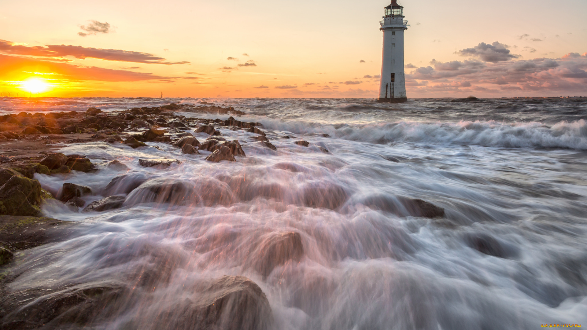 природа, маяки, побережье, маяк