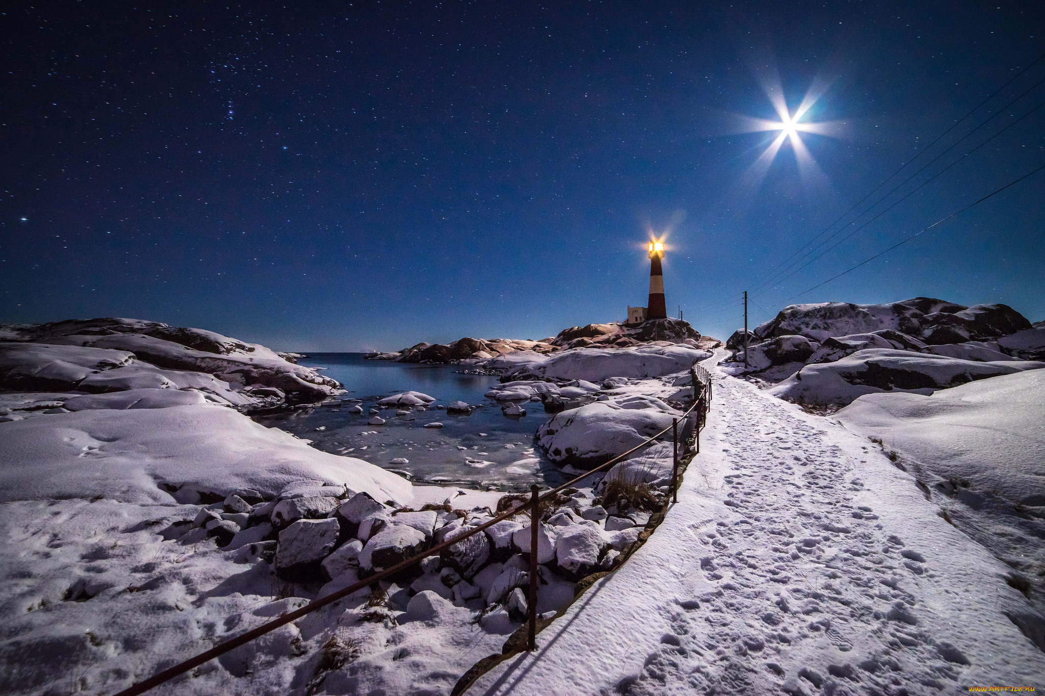 природа, маяки, побережье, маяк