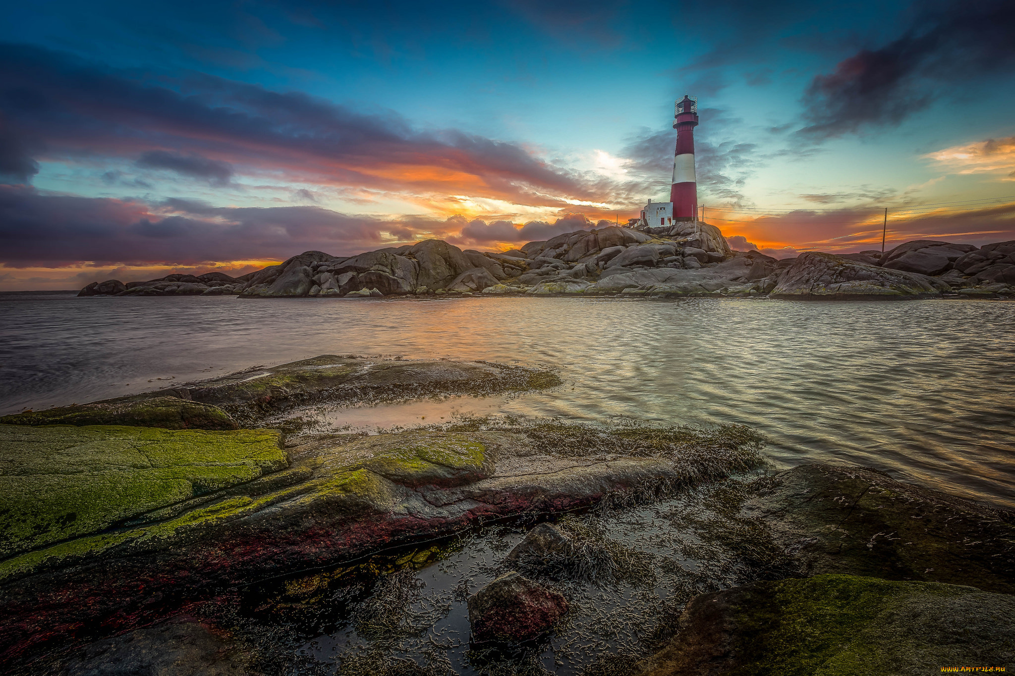 природа, маяки, побережье, маяк