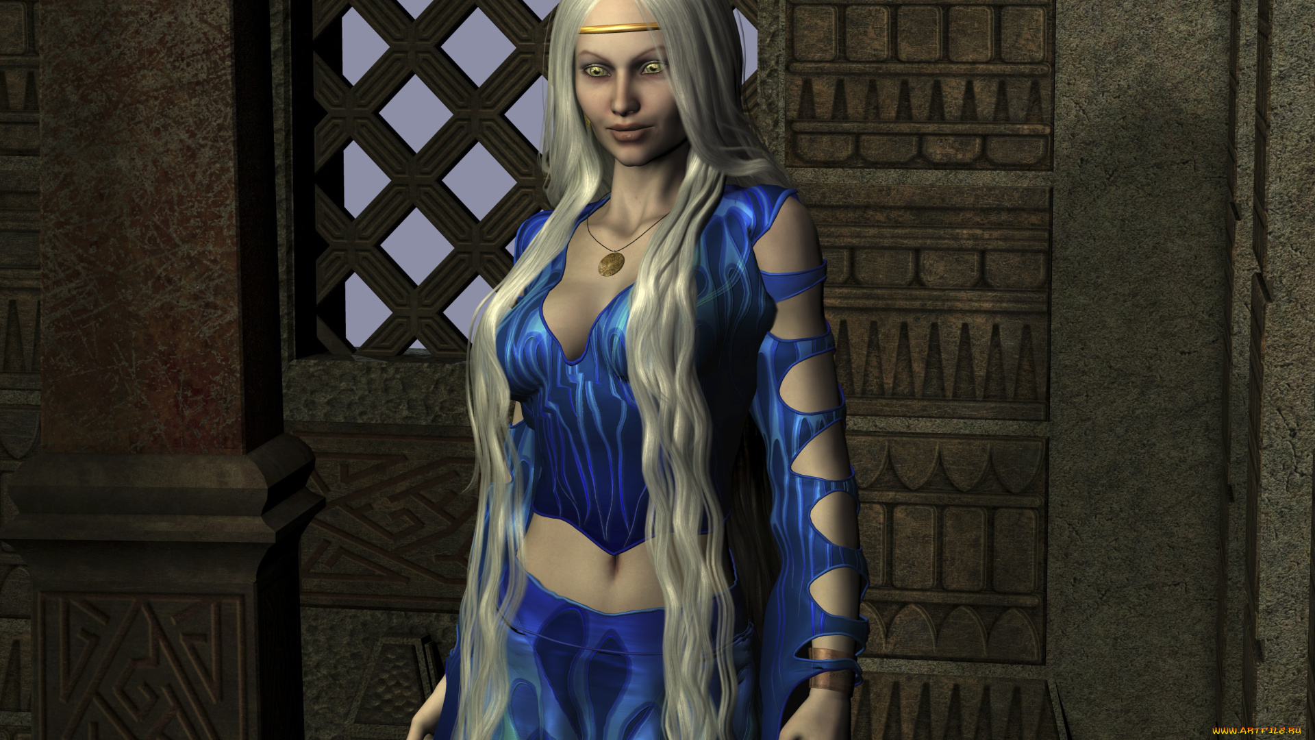 3д, графика, амазонки, , amazon, взгляд, девушка, фон