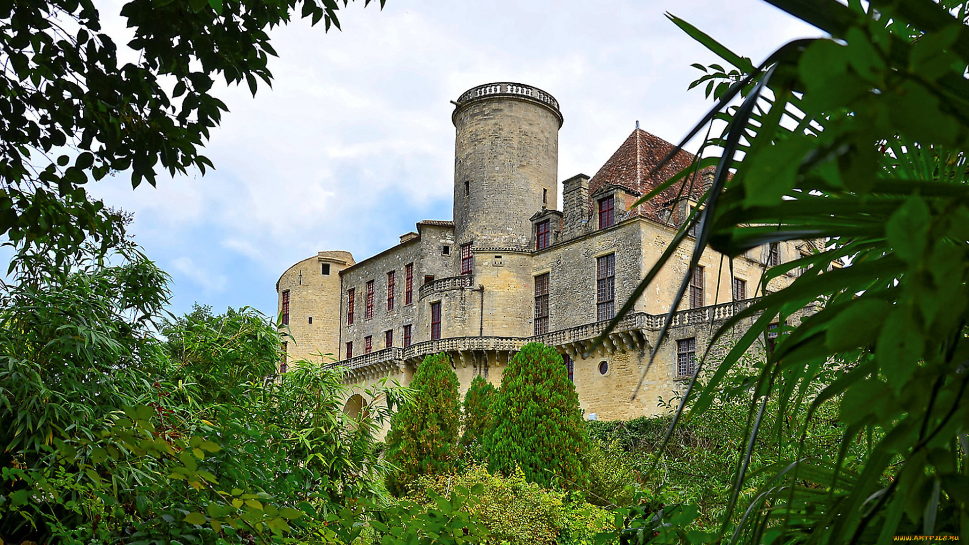 aquitaine, -, p&, 233, rigord, -, france, города, замки, франции, замок