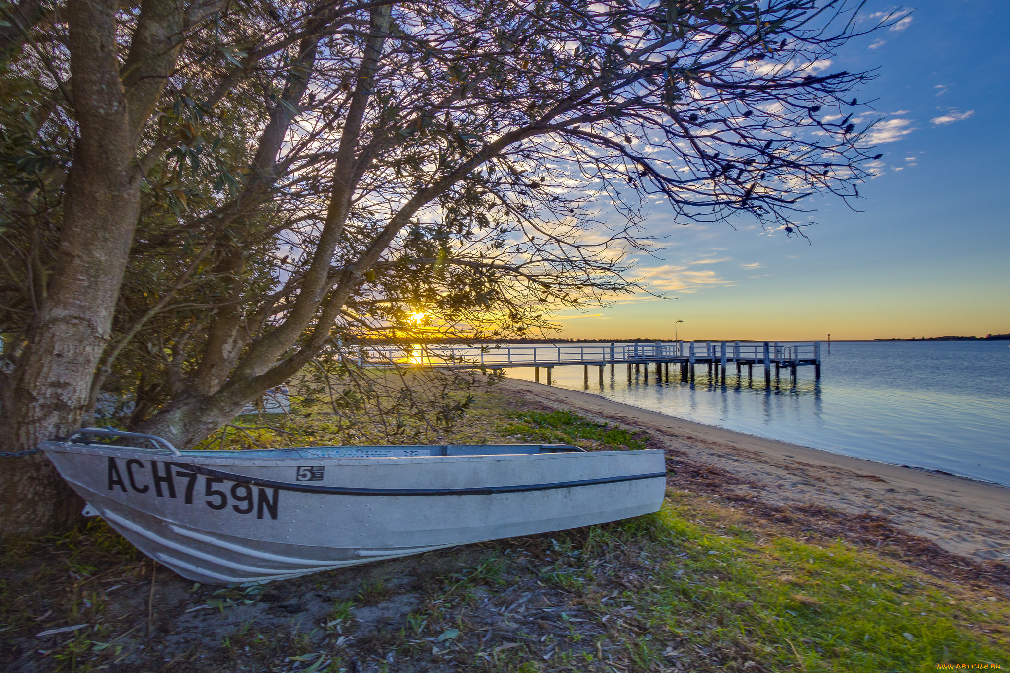 корабли, лодки, , шлюпки, река, лес