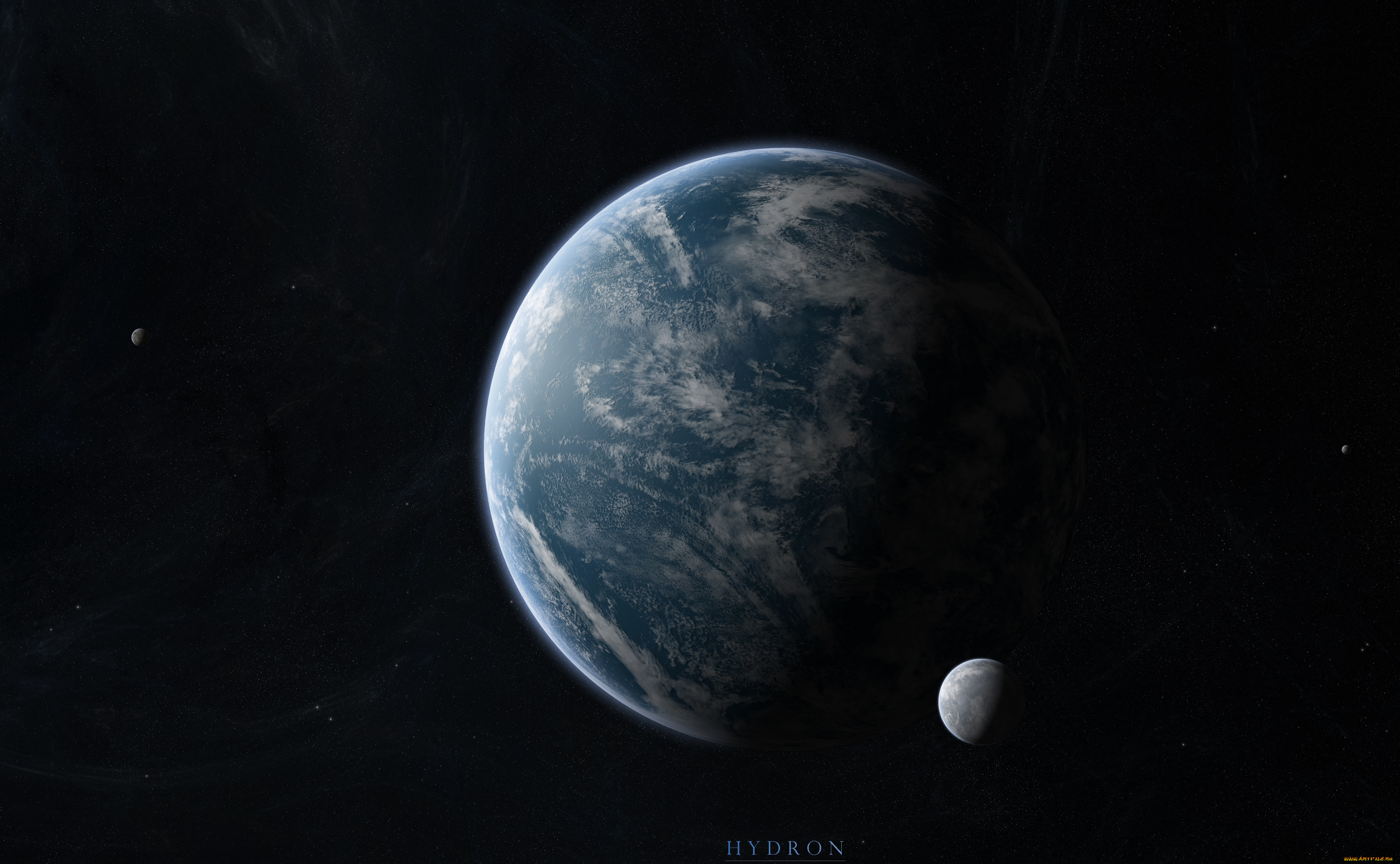 космос, арт, планеты, звезды, вселенная, галактика