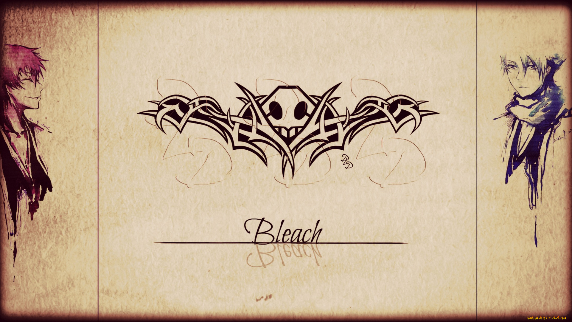 аниме, bleach, captain, gotei, 13, toshiro, hitsugaya, shinigami, gin, ichimaru