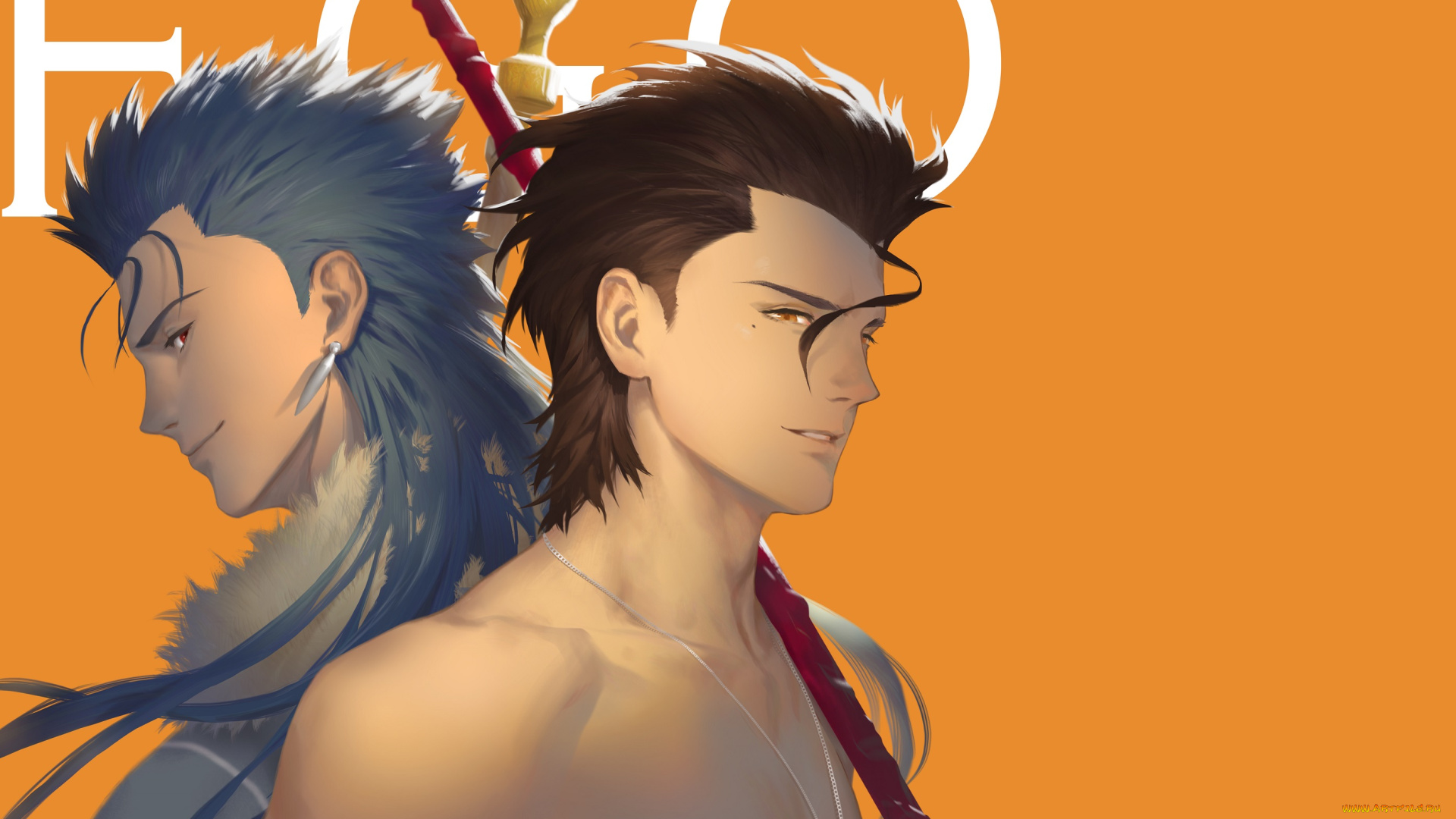 аниме, fate, stay, night, парни