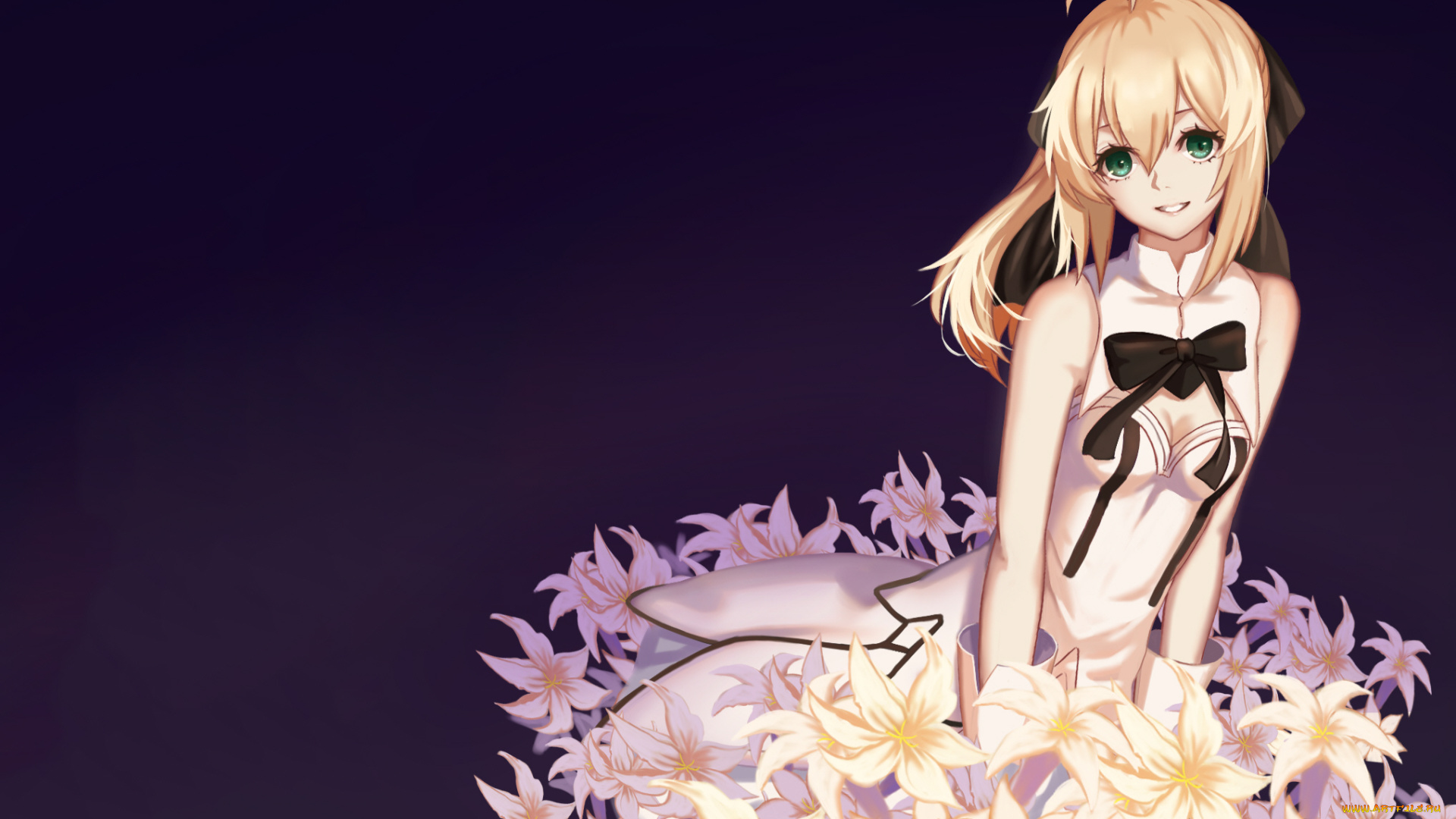 аниме, fate, stay, night, сейбер