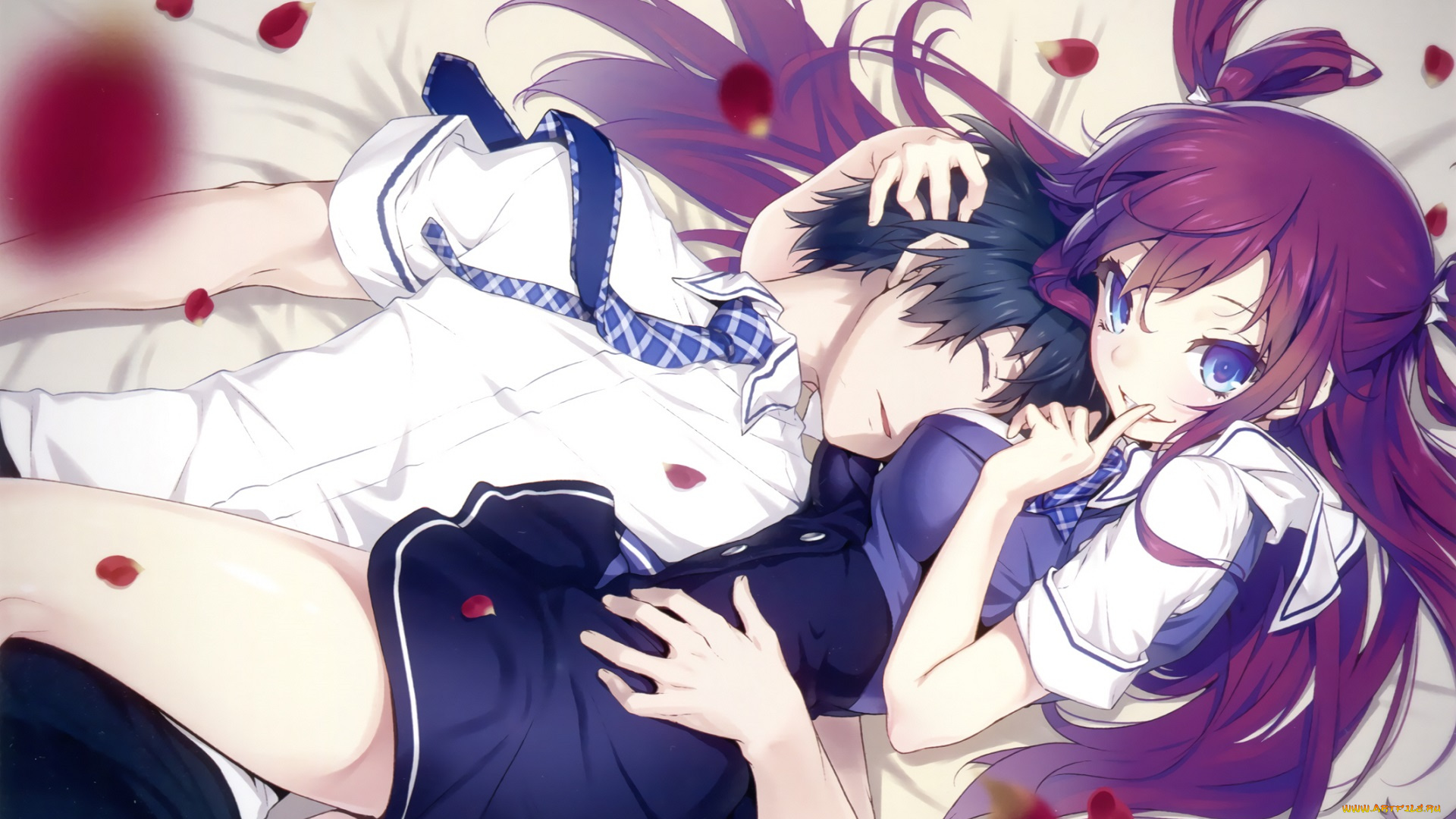 аниме, grisaia, no, kajitsu, пара