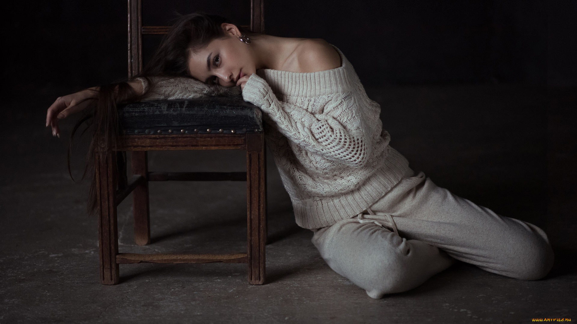 девушка, девушки, -unsort, , брюнетки, темноволосые, модель