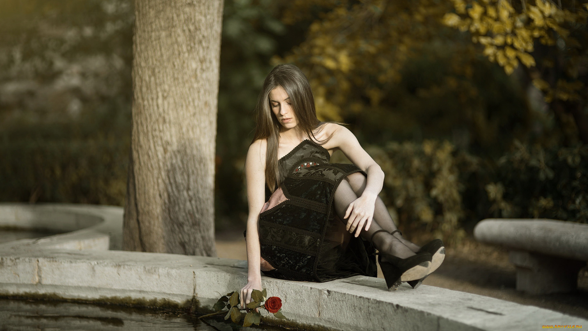 девушка, девушки, -unsort, , брюнетки, темноволосые, модель