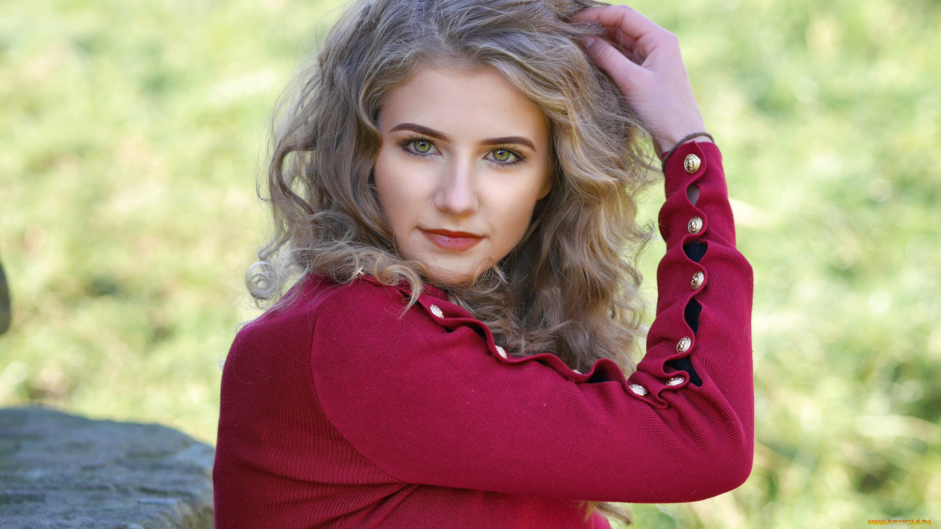 девушки, -unsort, , блондинки, , светловолосые, взгляд, лицо