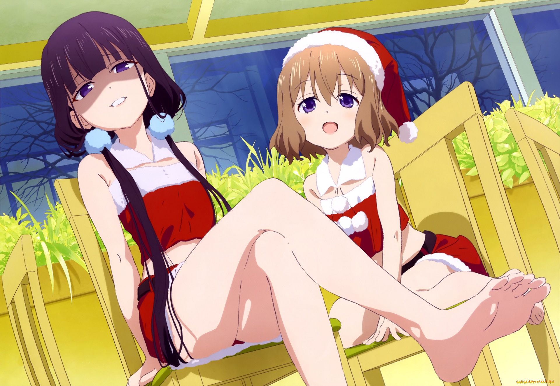 аниме, blend, s, девушки