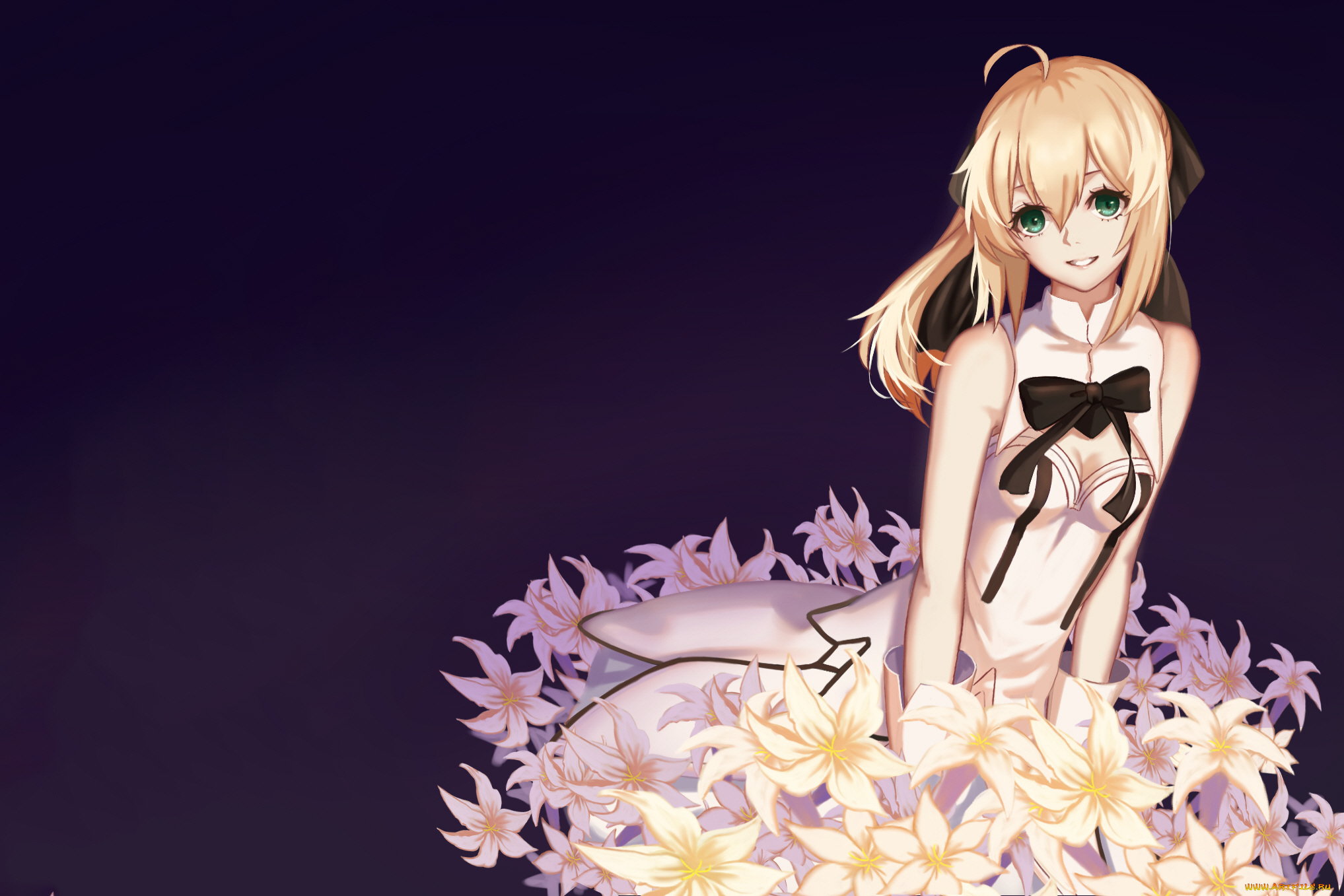 аниме, fate, stay, night, сейбер