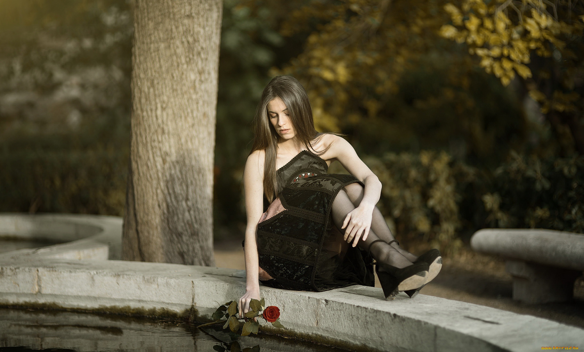 девушка, девушки, -unsort, , брюнетки, темноволосые, модель