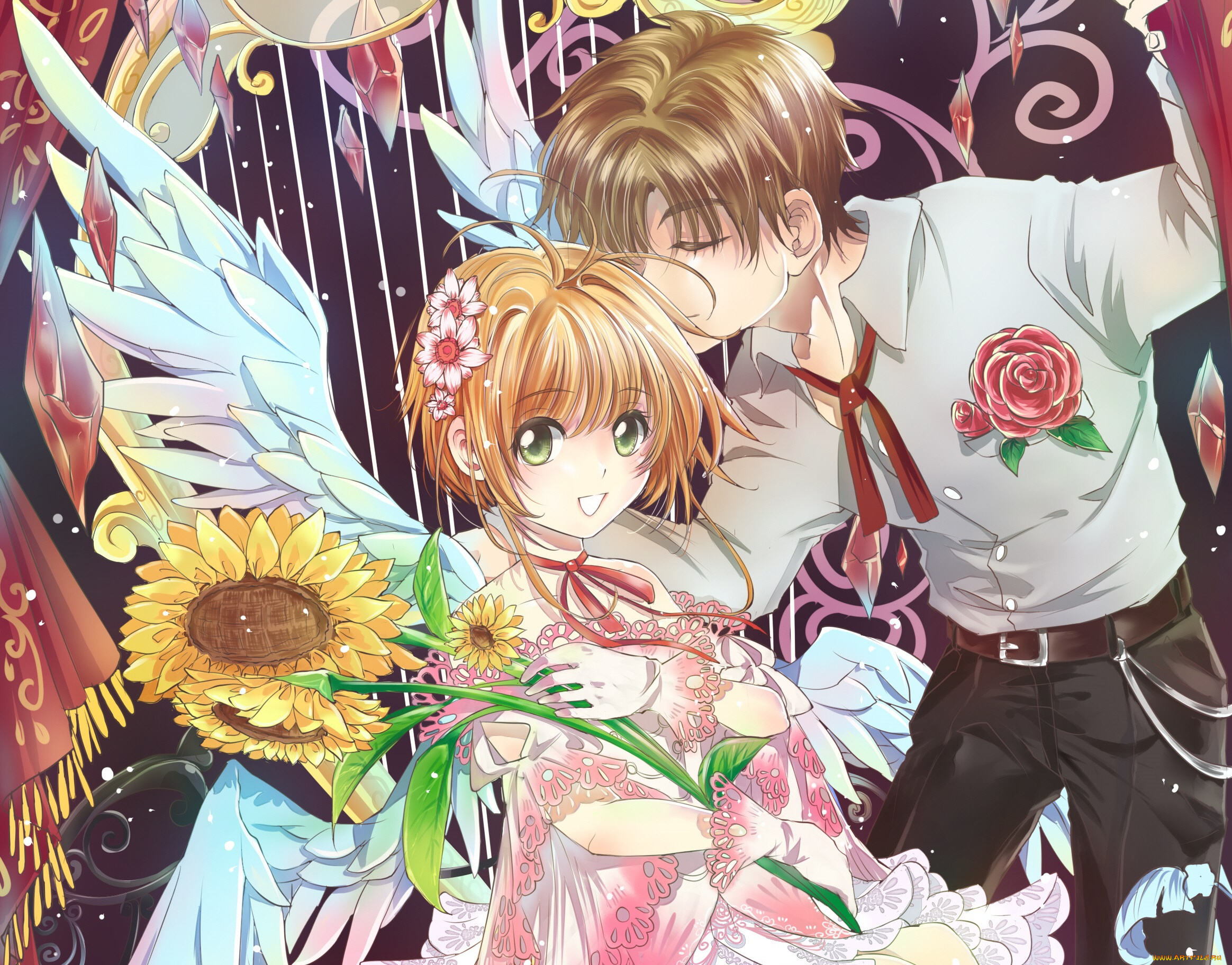 аниме, card, captor, sakura, двое