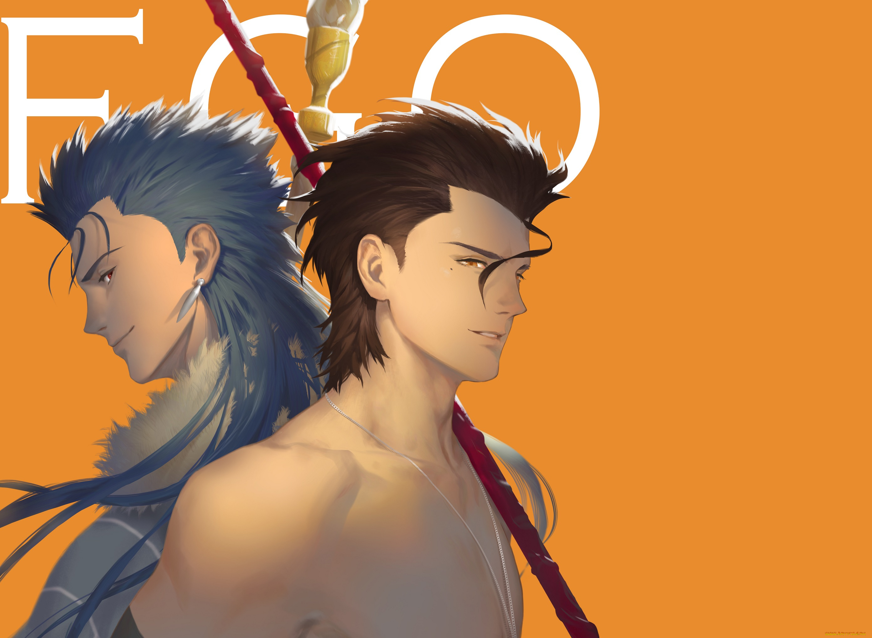 аниме, fate, stay, night, парни