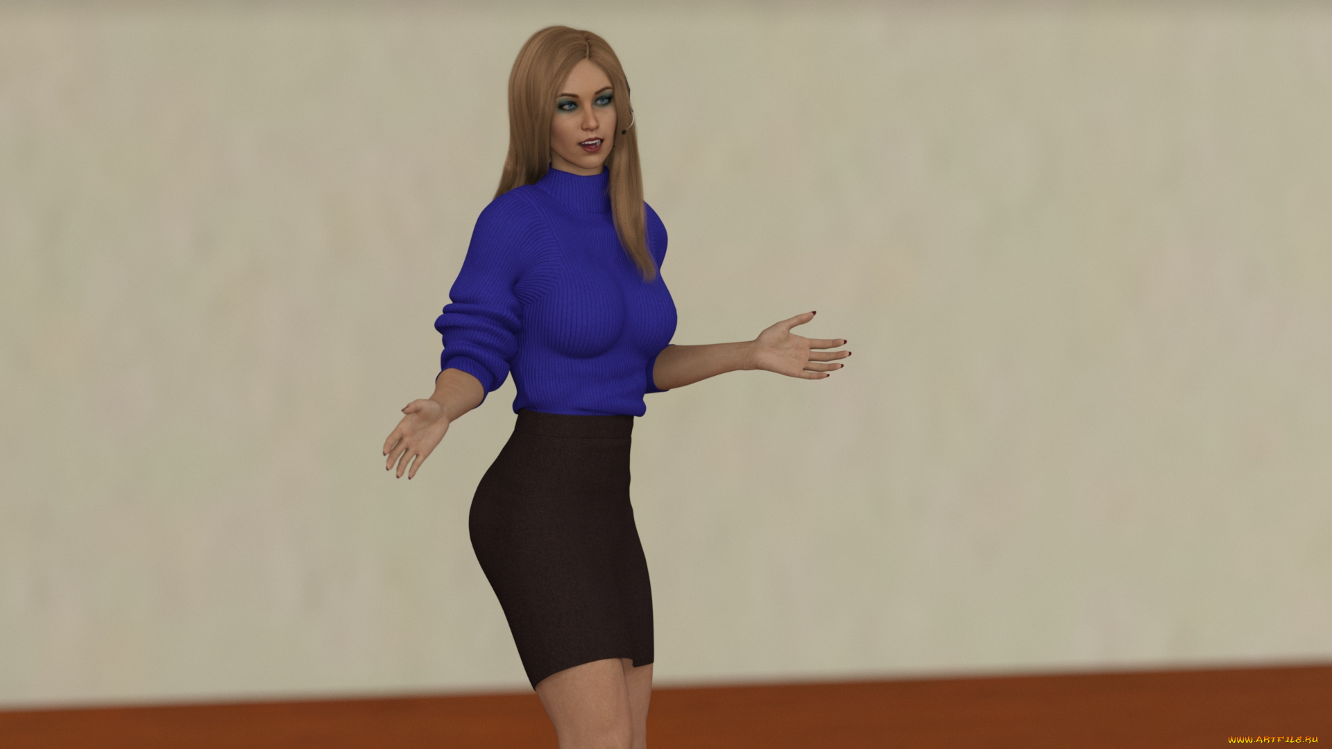 3д, графика, фантазия, , fantasy, фон, взгляд, девушка