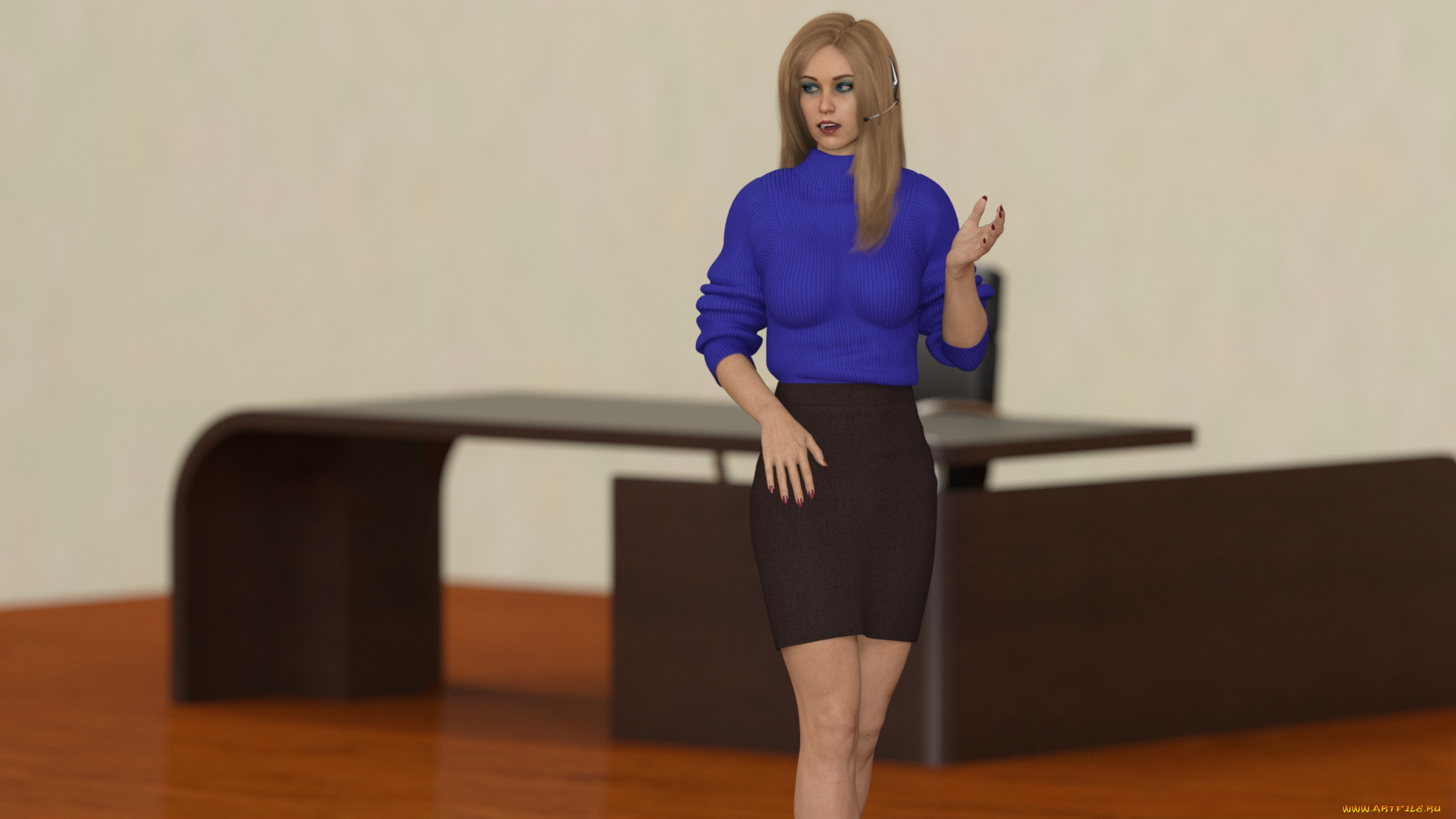 3д, графика, фантазия, , fantasy, фон, взгляд, девушка