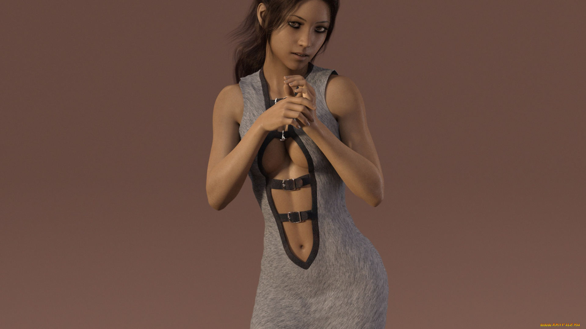 3д, графика, люди, , people, девушка, взгляд, фон