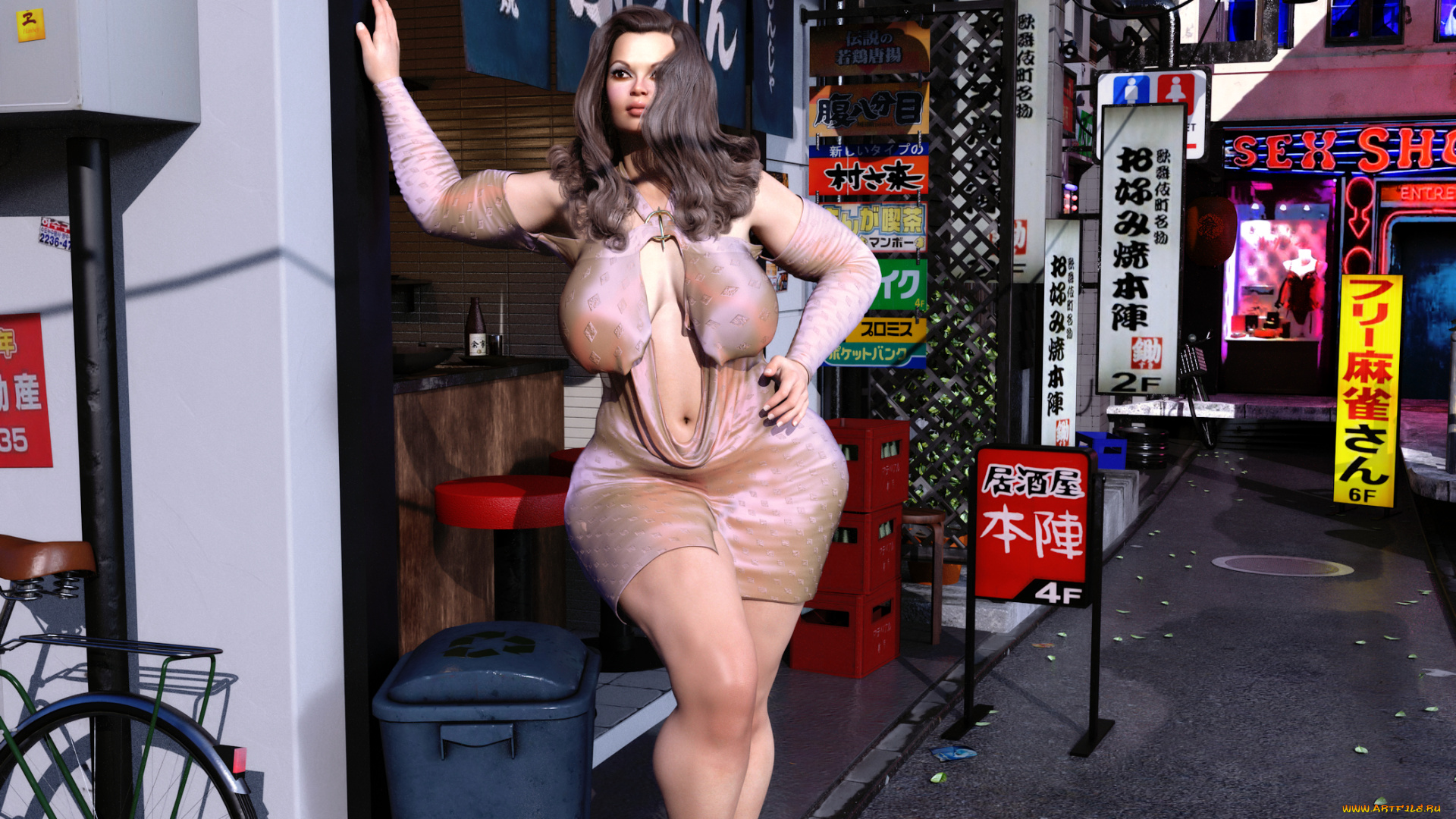 3д, графика, люди, , people, фон, взгляд, девушка